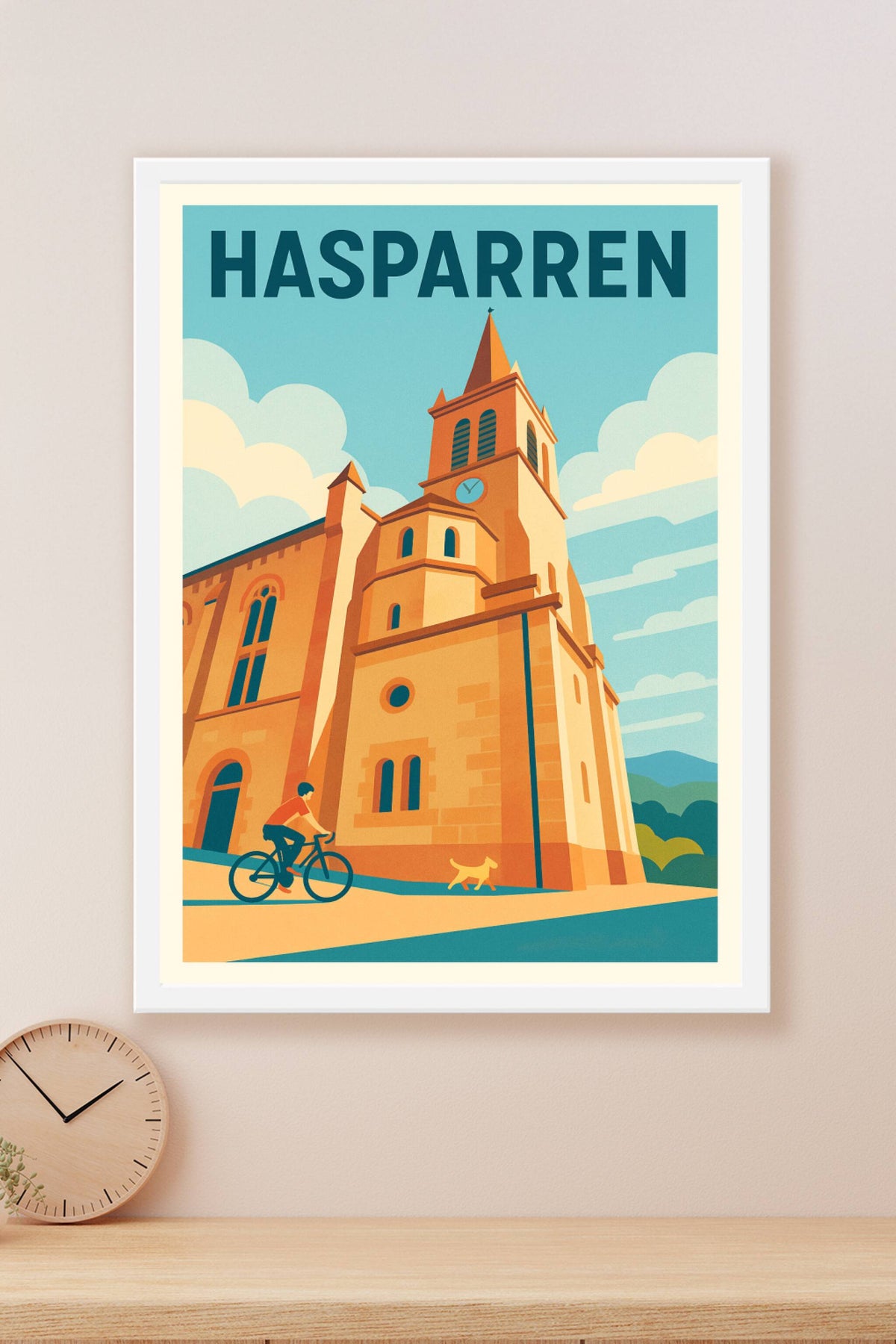 Affiche de Hasparren - Voyage au cœur du Pays Basque
