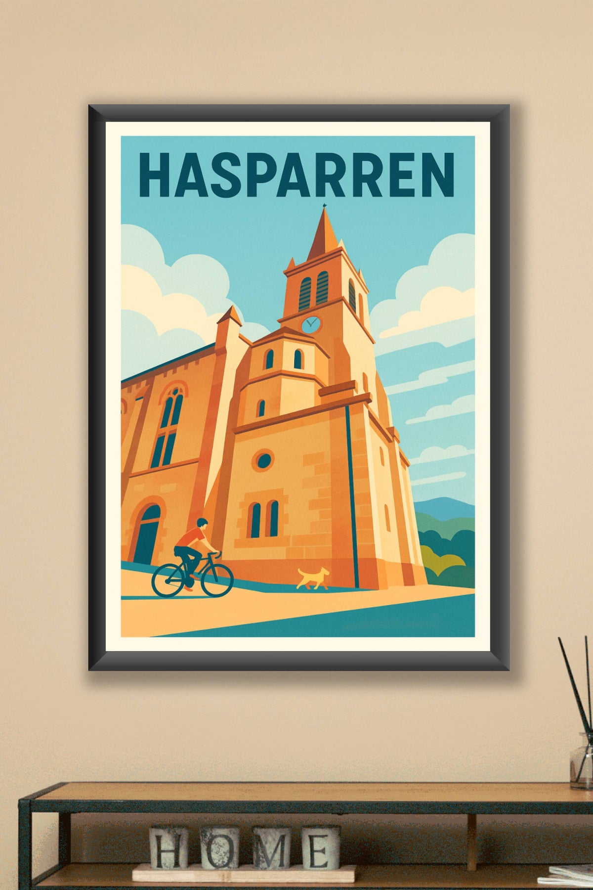 Affiche de Hasparren - Voyage au cœur du Pays Basque