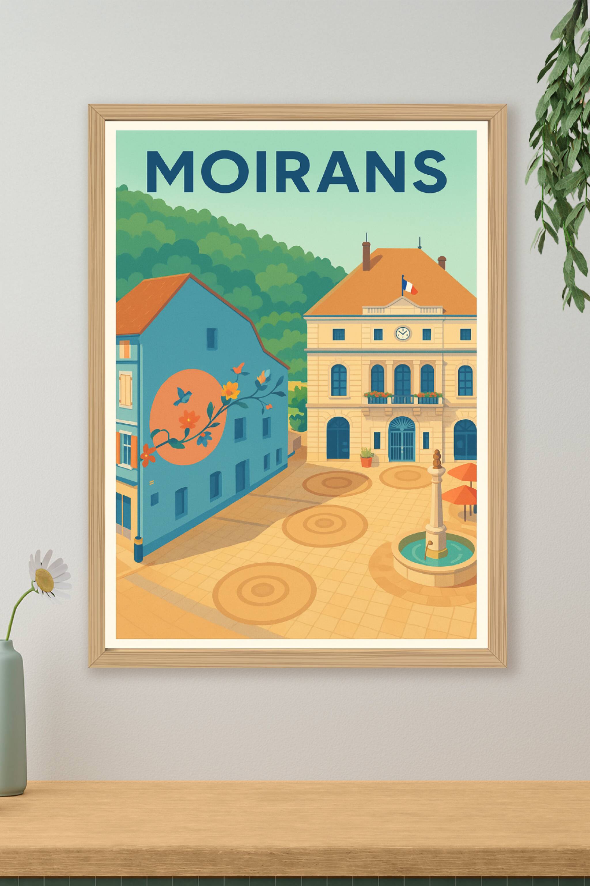 Affiche de Moirans - Charme et Sérénité en Auvergne-Rhône-Alpes