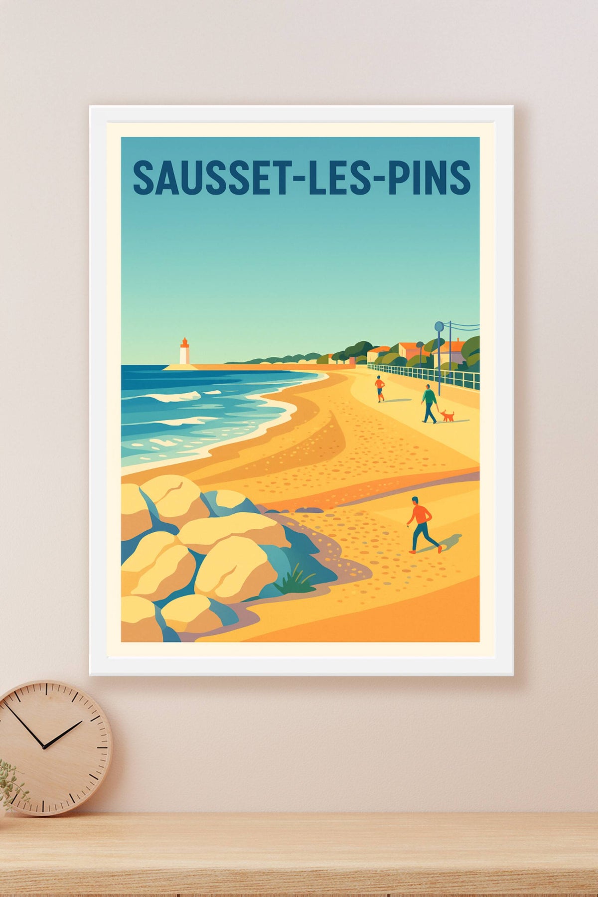 Affiche de Sausset-les-Pins - Plages et douceur de vivre en bord de mer