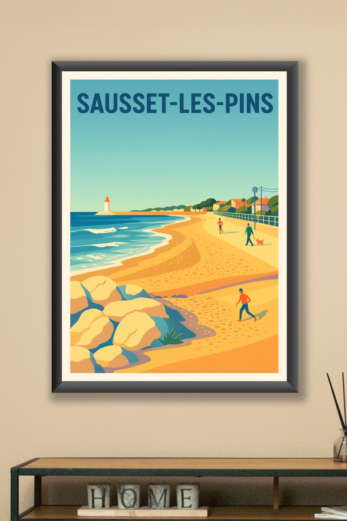 Affiche de Sausset-les-Pins - Plages et douceur de vivre en bord de mer