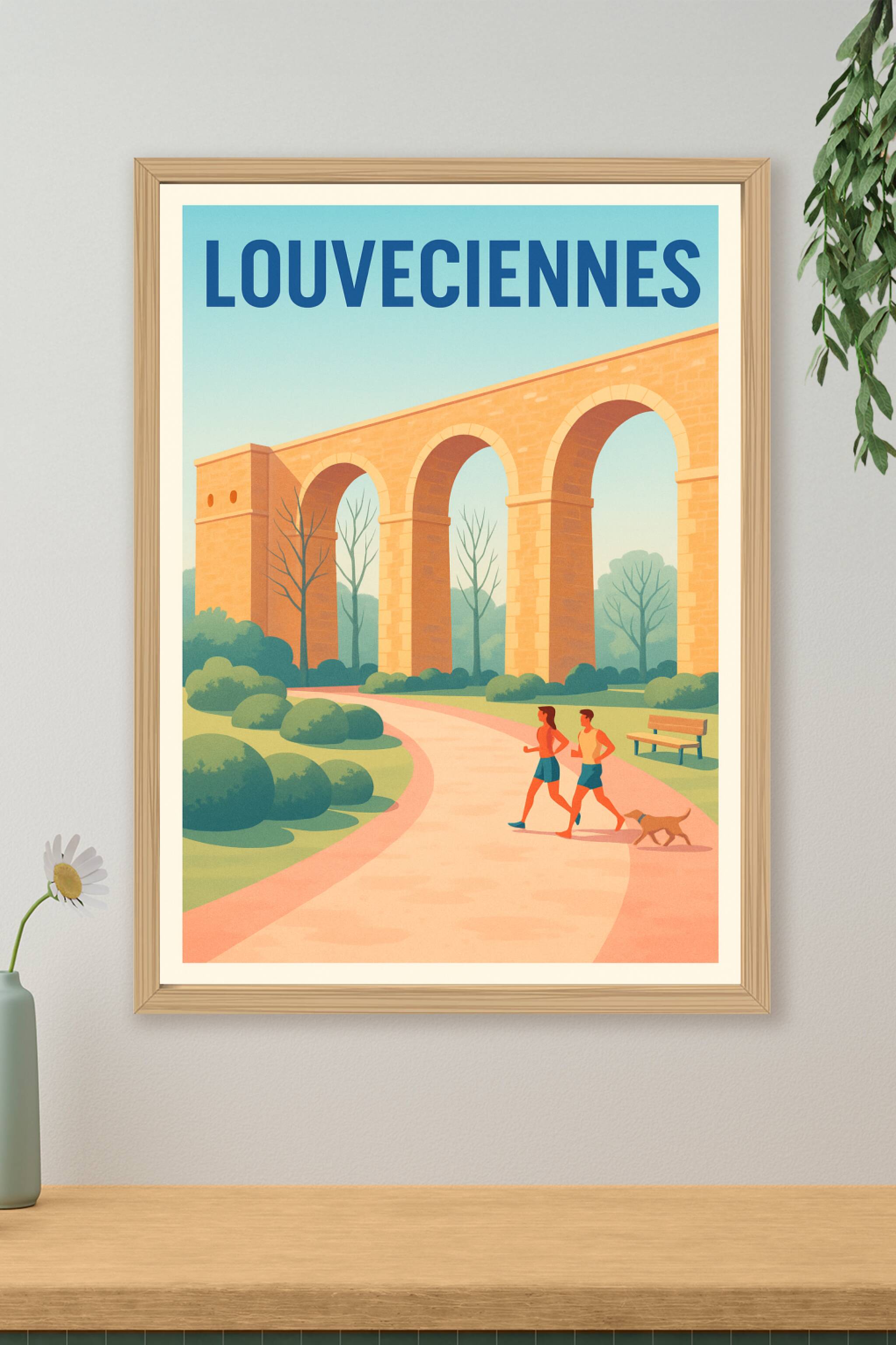 Affiche de Louveciennes - Charme et nature à portée de pas