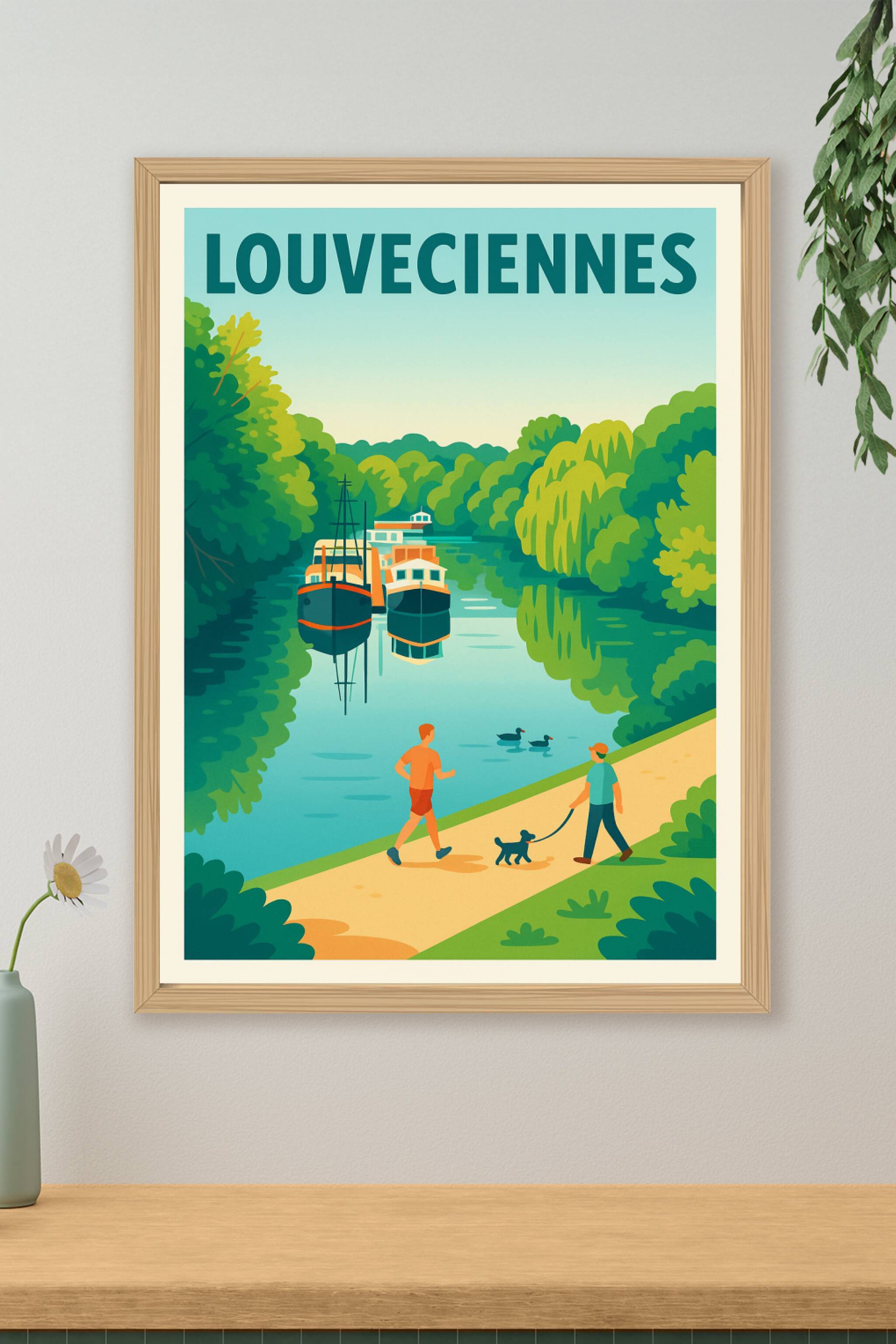Affiche de Louveciennes - Escapade bucolique au fil de l'eau
