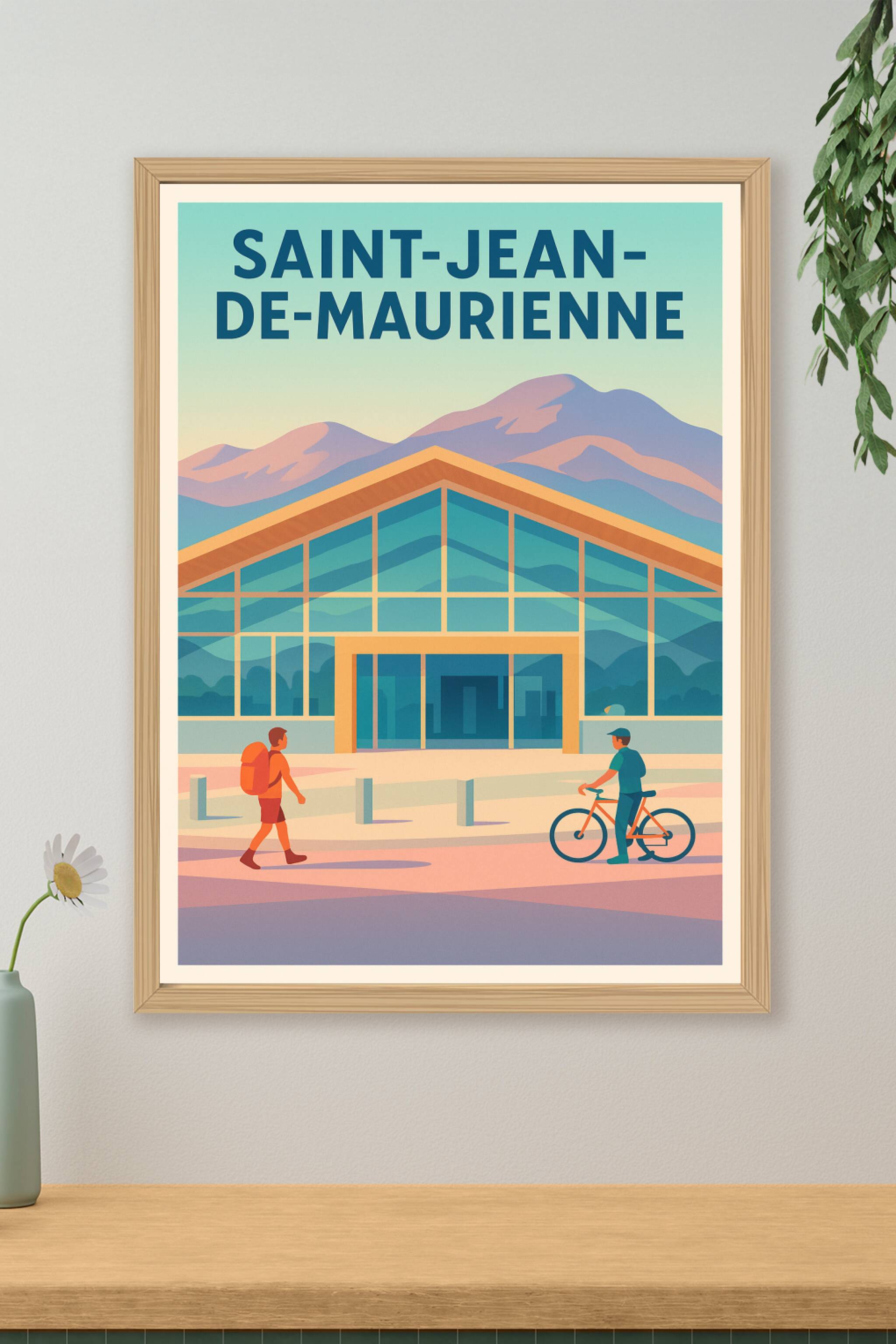 Affiche de Saint-Jean-de-Maurienne - Escapade entre nature et modernité