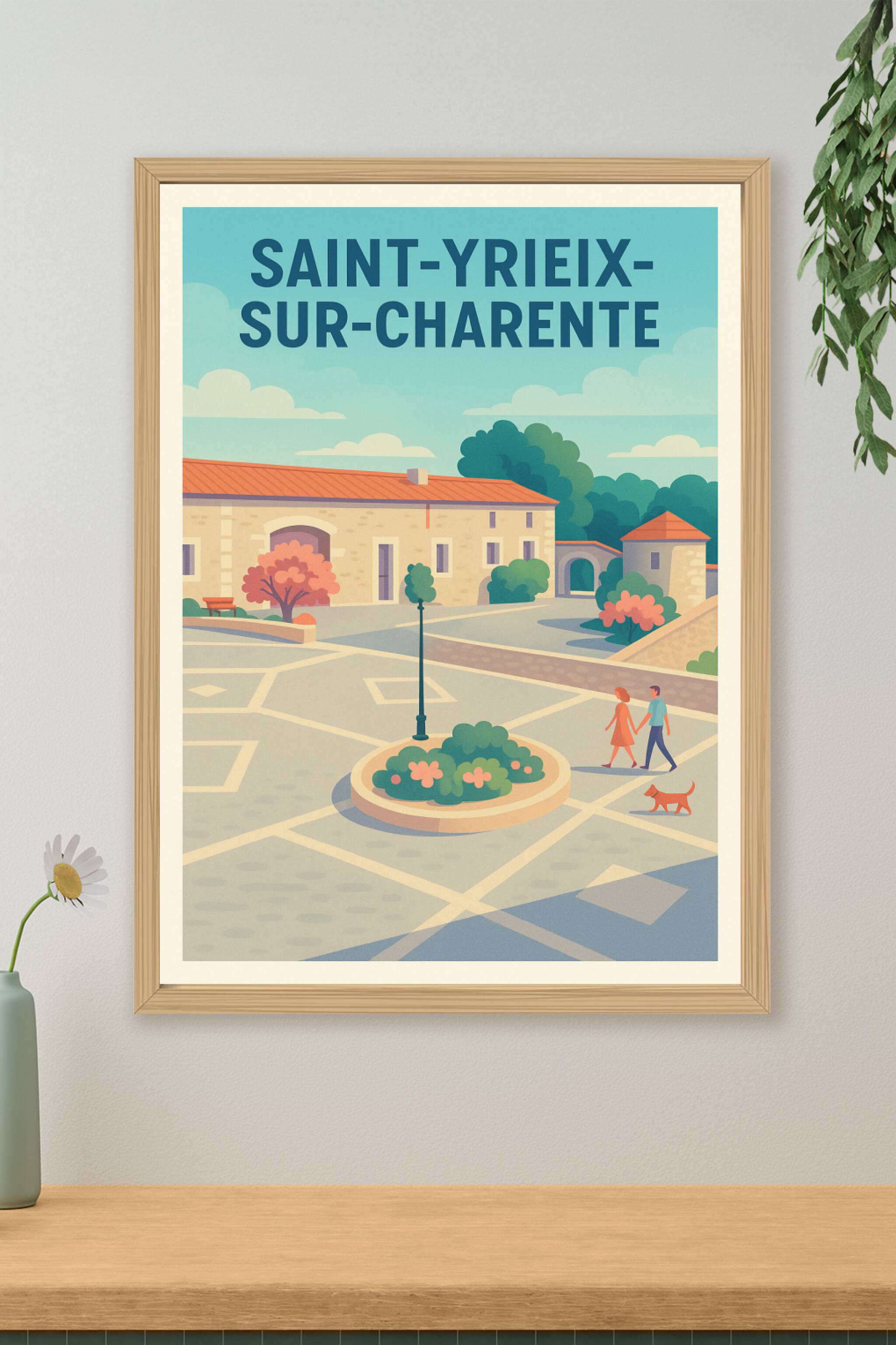 Affiche de Saint-Yrieix-sur-Charente - Charme et douceur de vivre en plein cœur