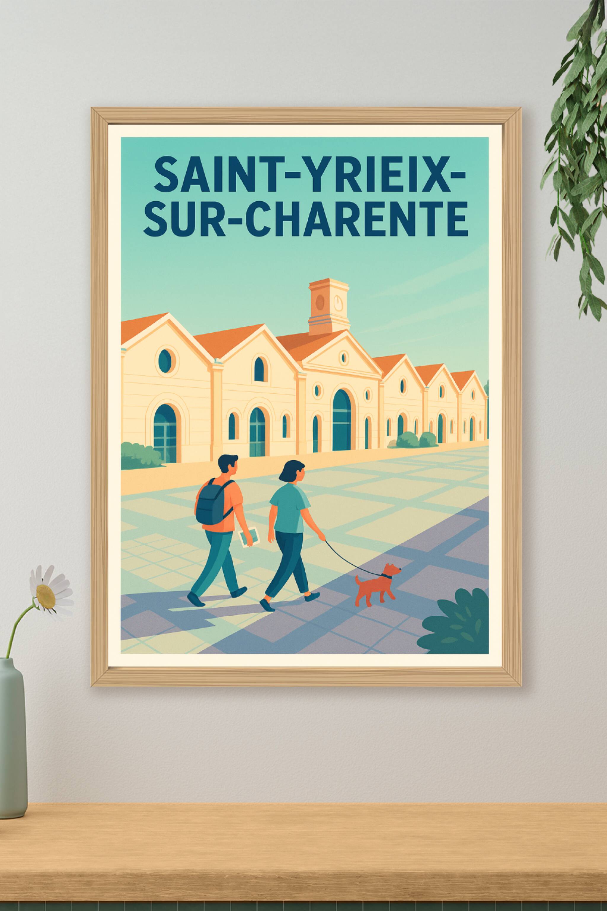 Affiche de Saint-Yrieix-sur-Charente - Promenade paisible au cœur de la ville