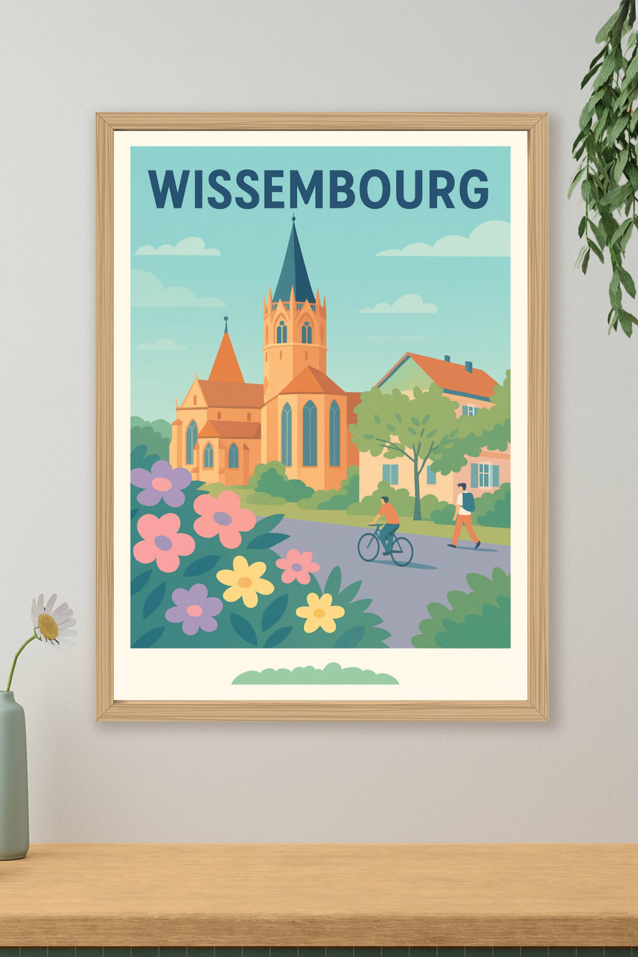 Affiche de Wissembourg - Charme et sérénité au cœur de l'Alsace