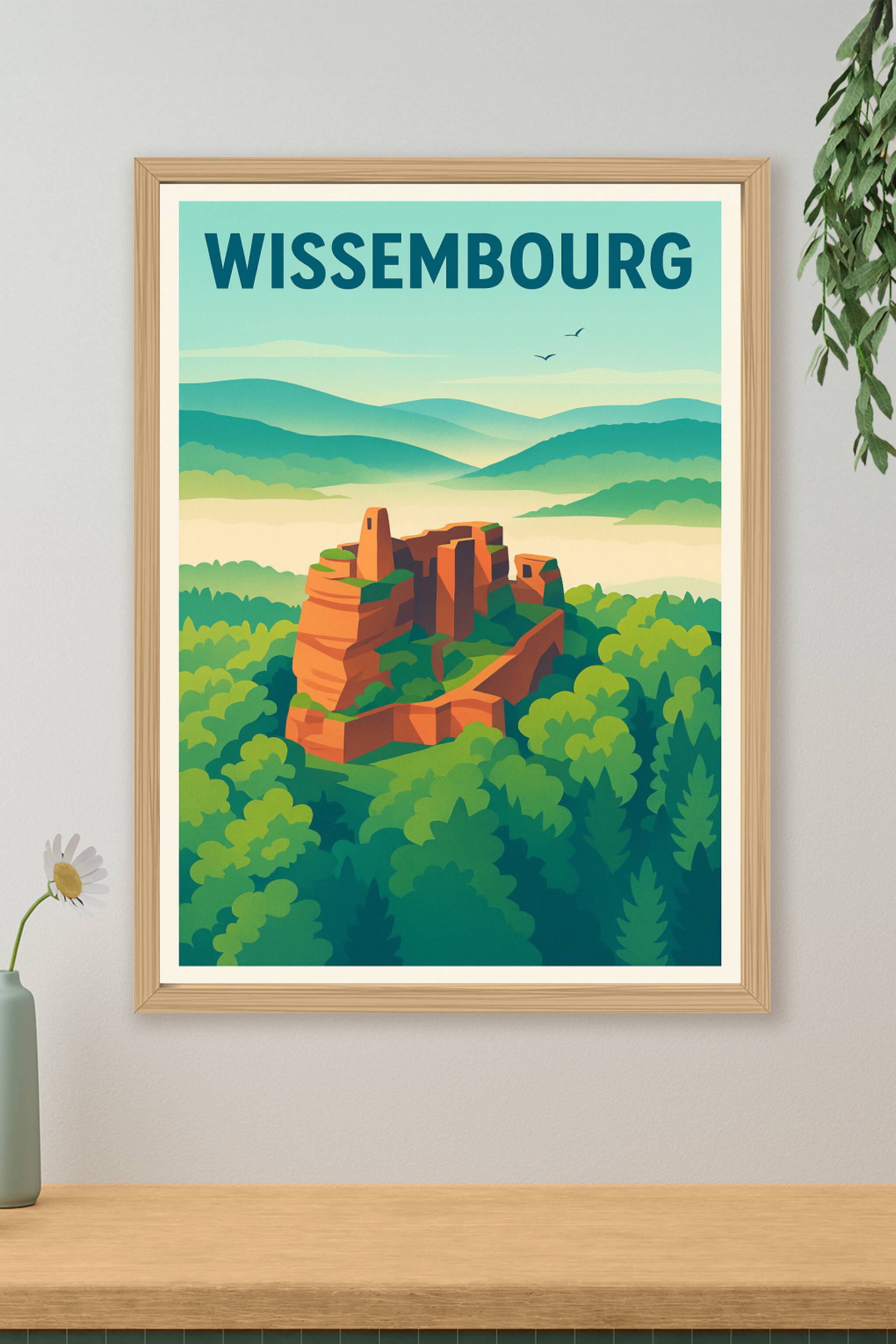 Affiche de Wissembourg - Plongée dans la nature et l’histoire