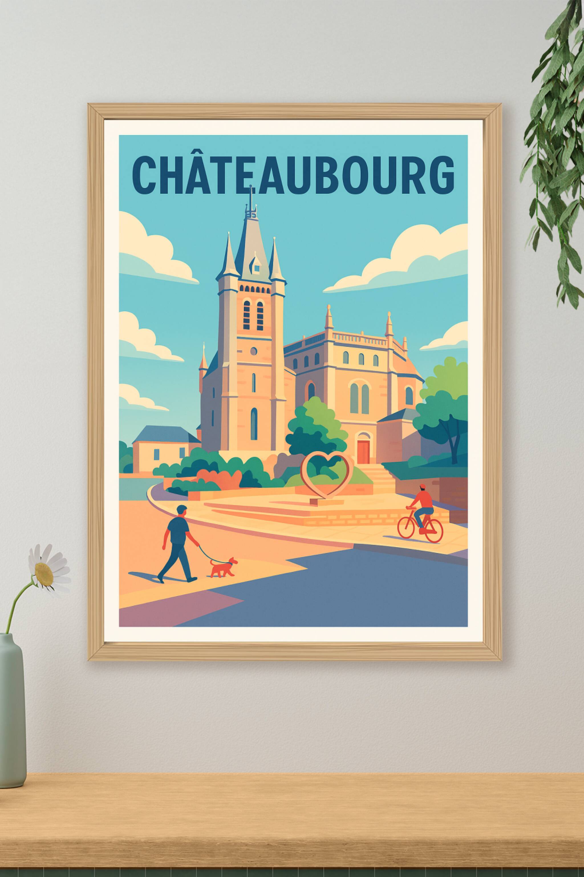 Affiche de Châteaubourg - Charme et sérénité au cœur de la Bretagne