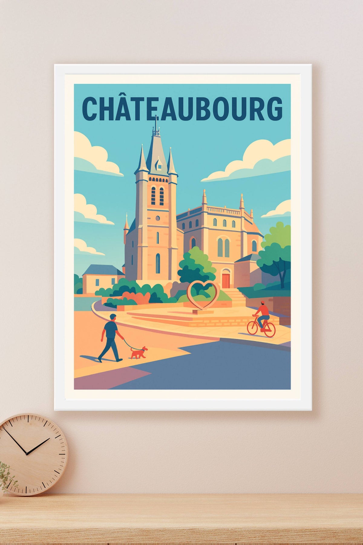 Affiche de Châteaubourg - Charme et sérénité au cœur de la Bretagne