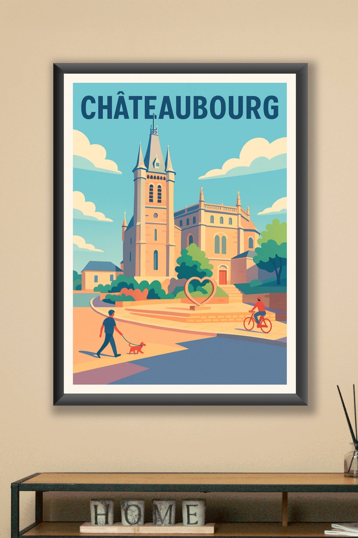 Affiche de Châteaubourg - Charme et sérénité au cœur de la Bretagne