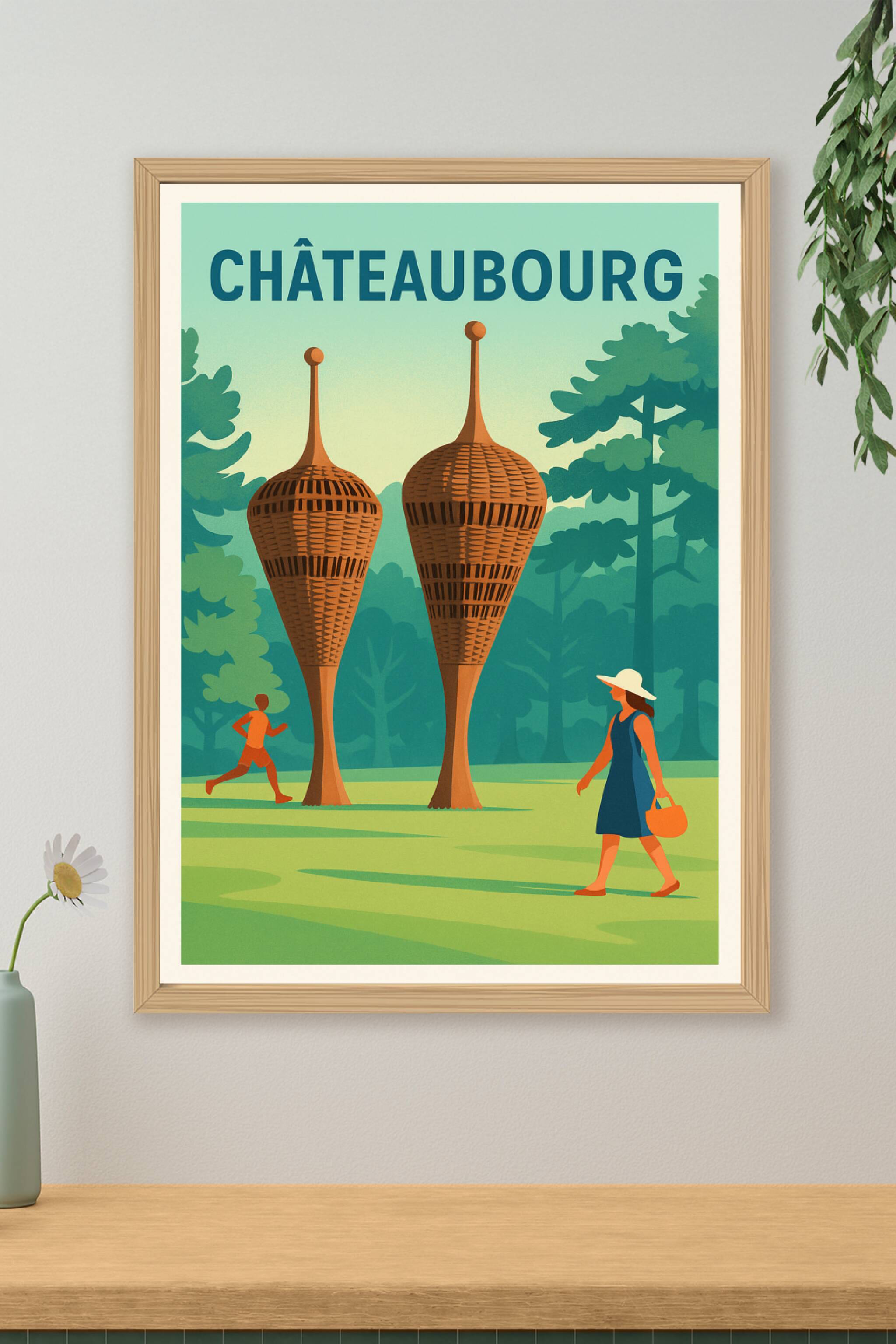 Affiche de Châteaubourg - Un souffle d’art et de nature