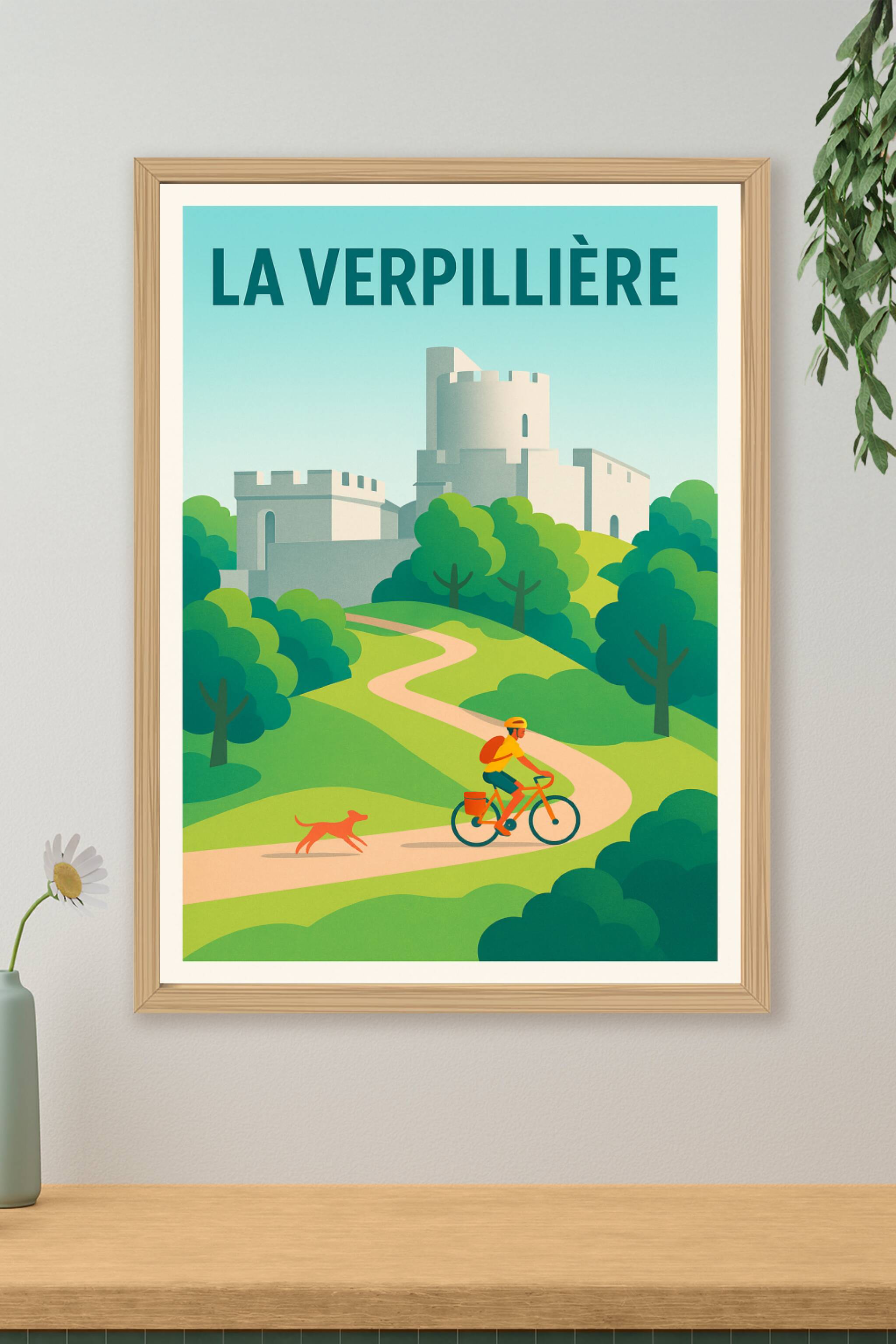 Affiche de La Verpillière - Nature et patrimoine en balade