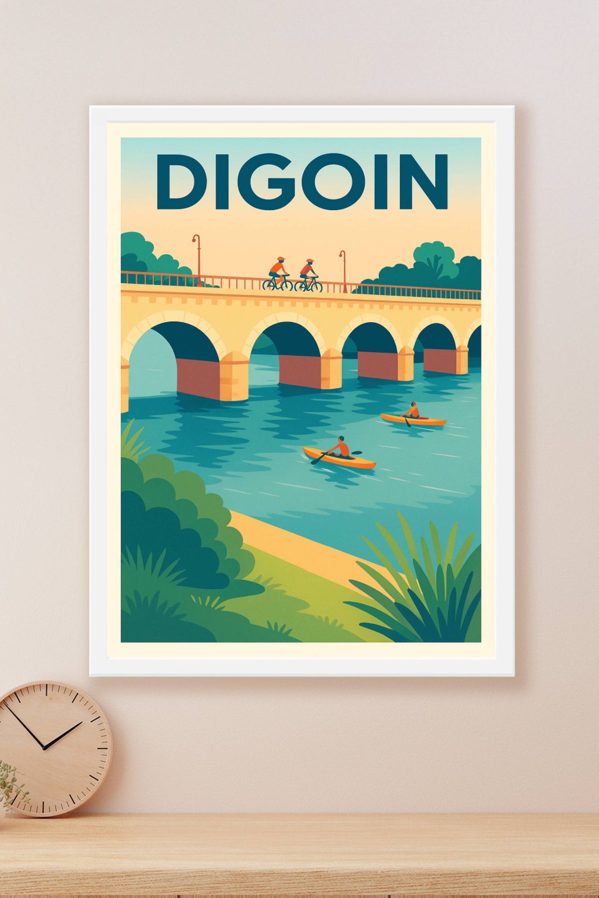 Affiche de Digoin - Escapade nature sur les eaux paisibles