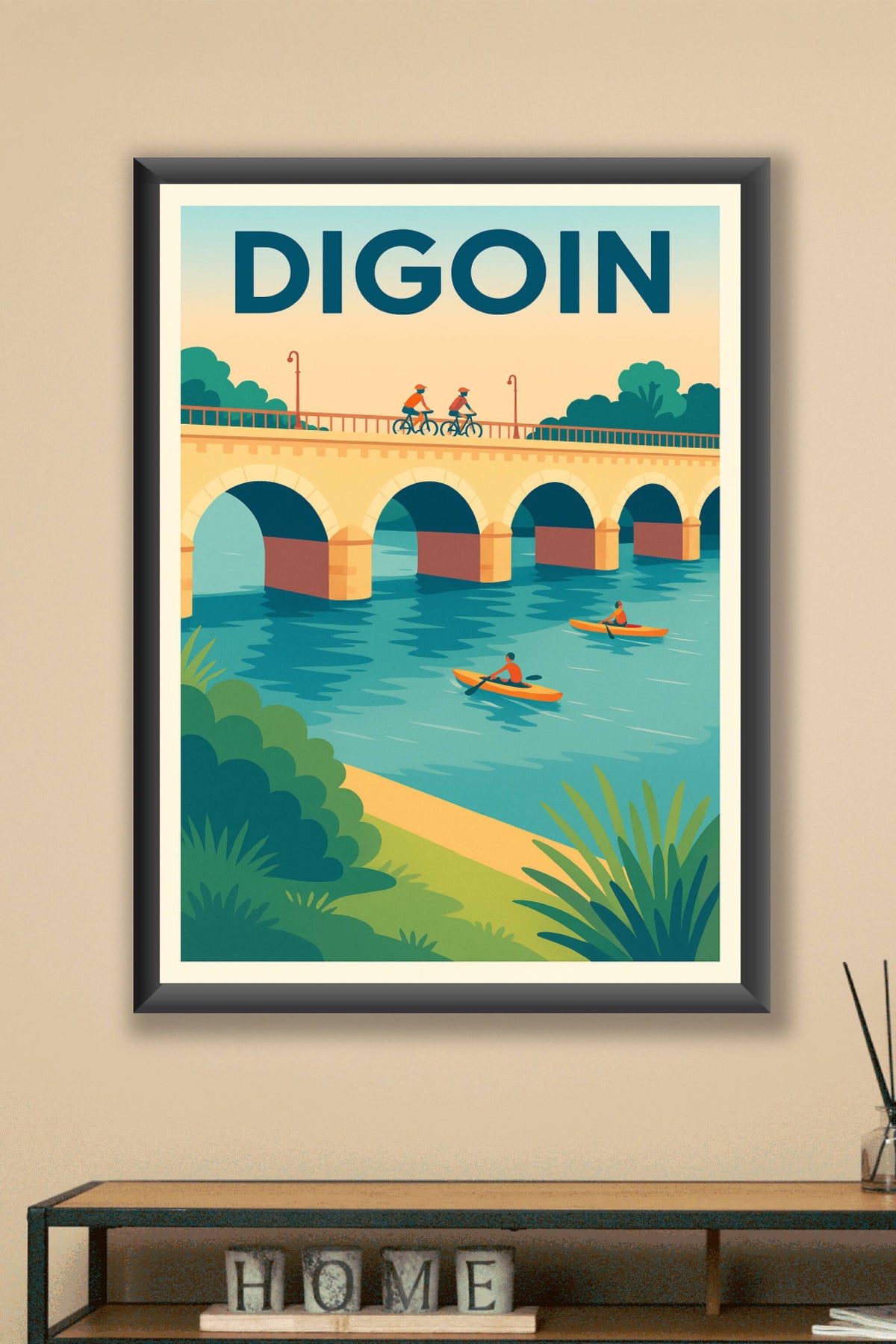 Affiche de Digoin - Escapade nature sur les eaux paisibles