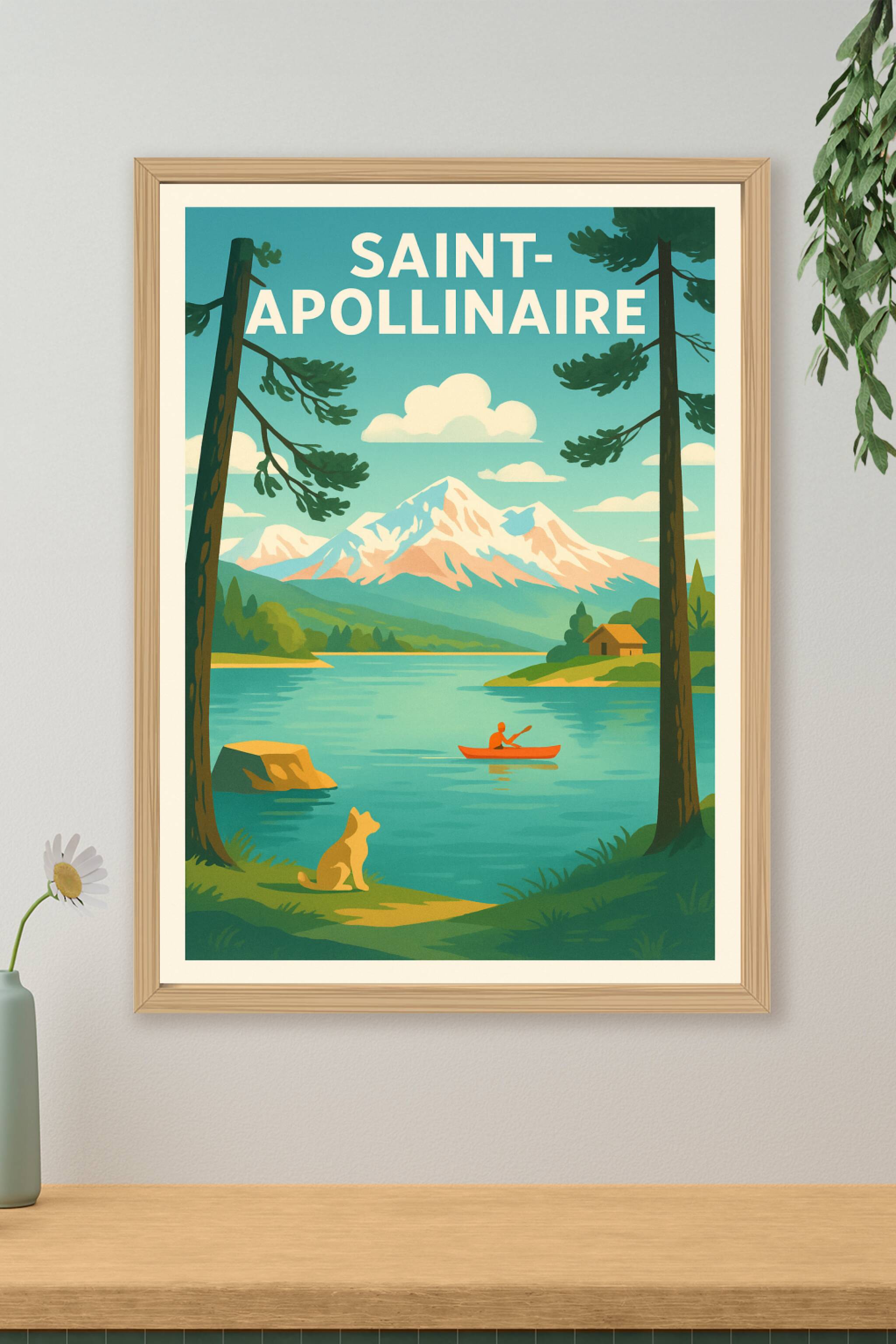 Affiche de Saint-Apollinaire - Évasion paisible au cœur de la nature