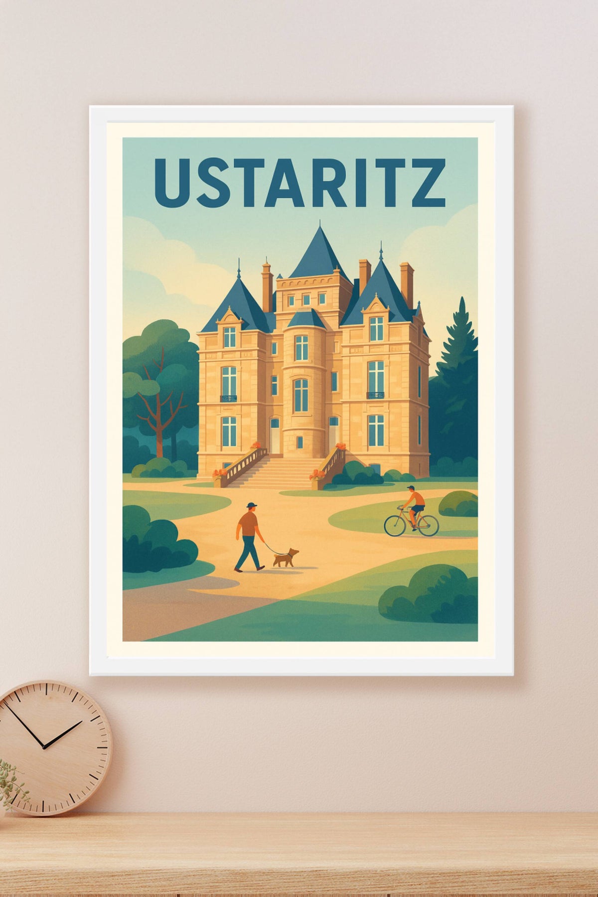 Affiche de Ustaritz - Charme et élégance basque