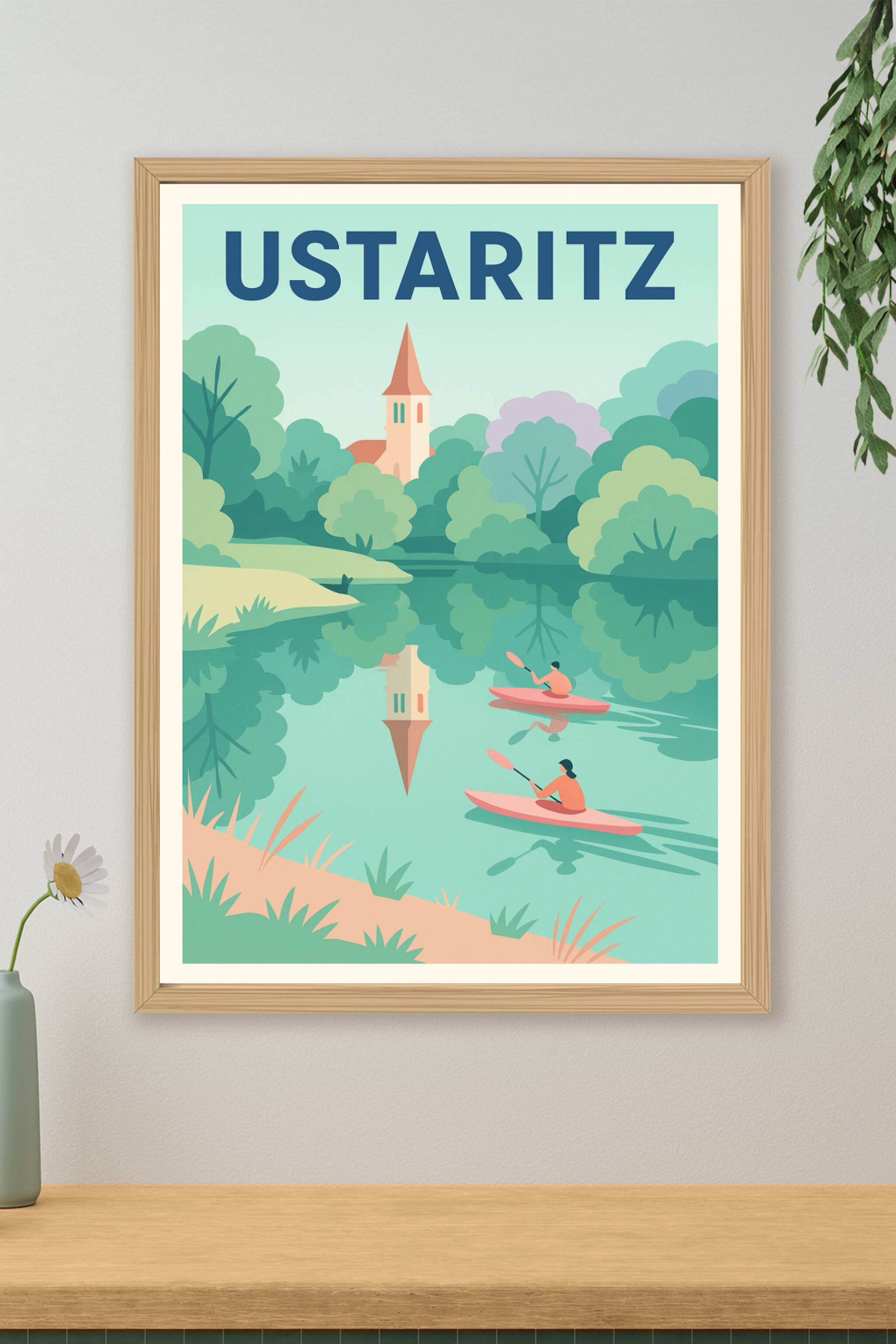 Affiche de Ustaritz - Nature et calme au fil de l'eau