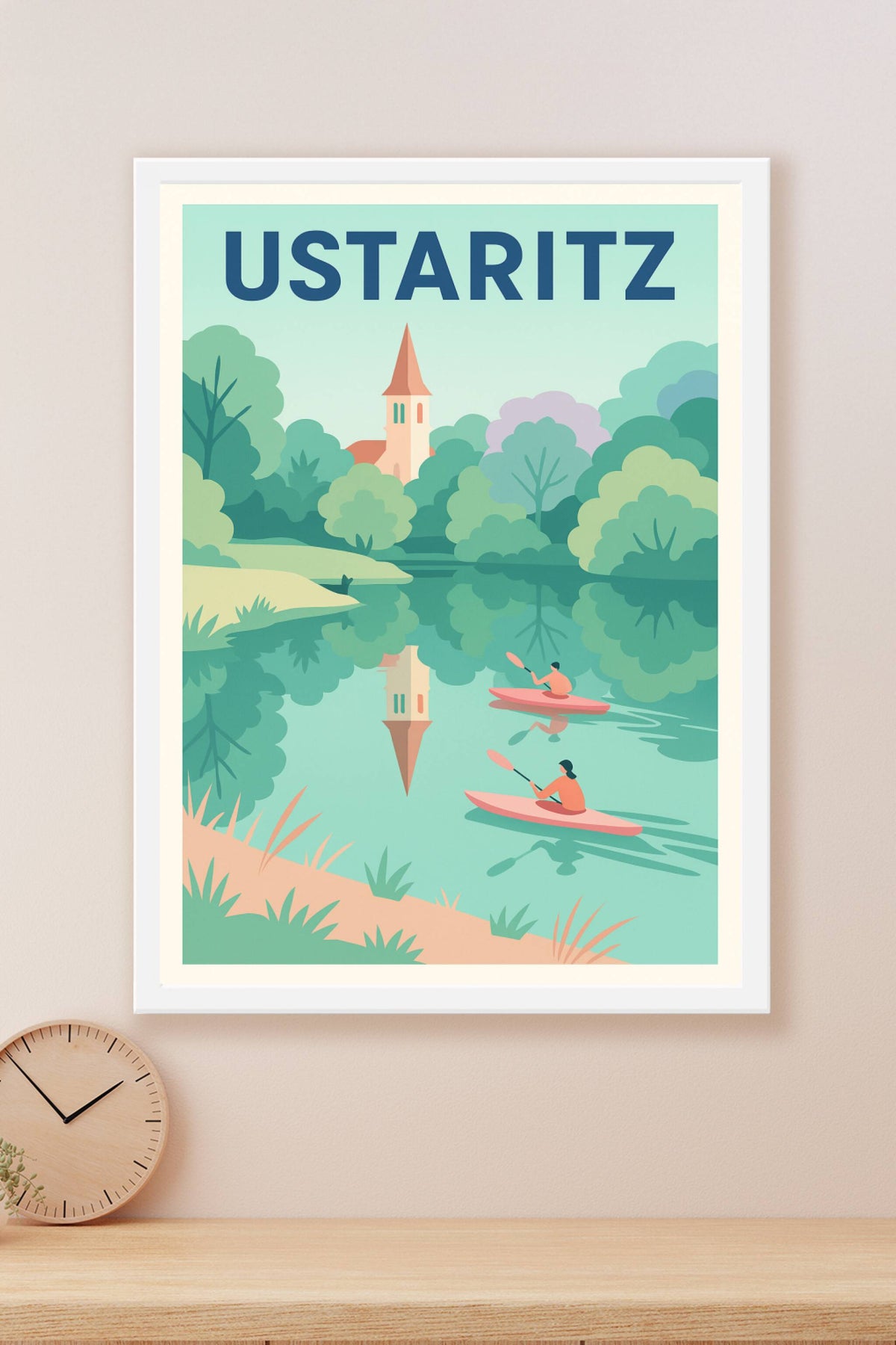 Affiche de Ustaritz - Nature et calme au fil de l'eau