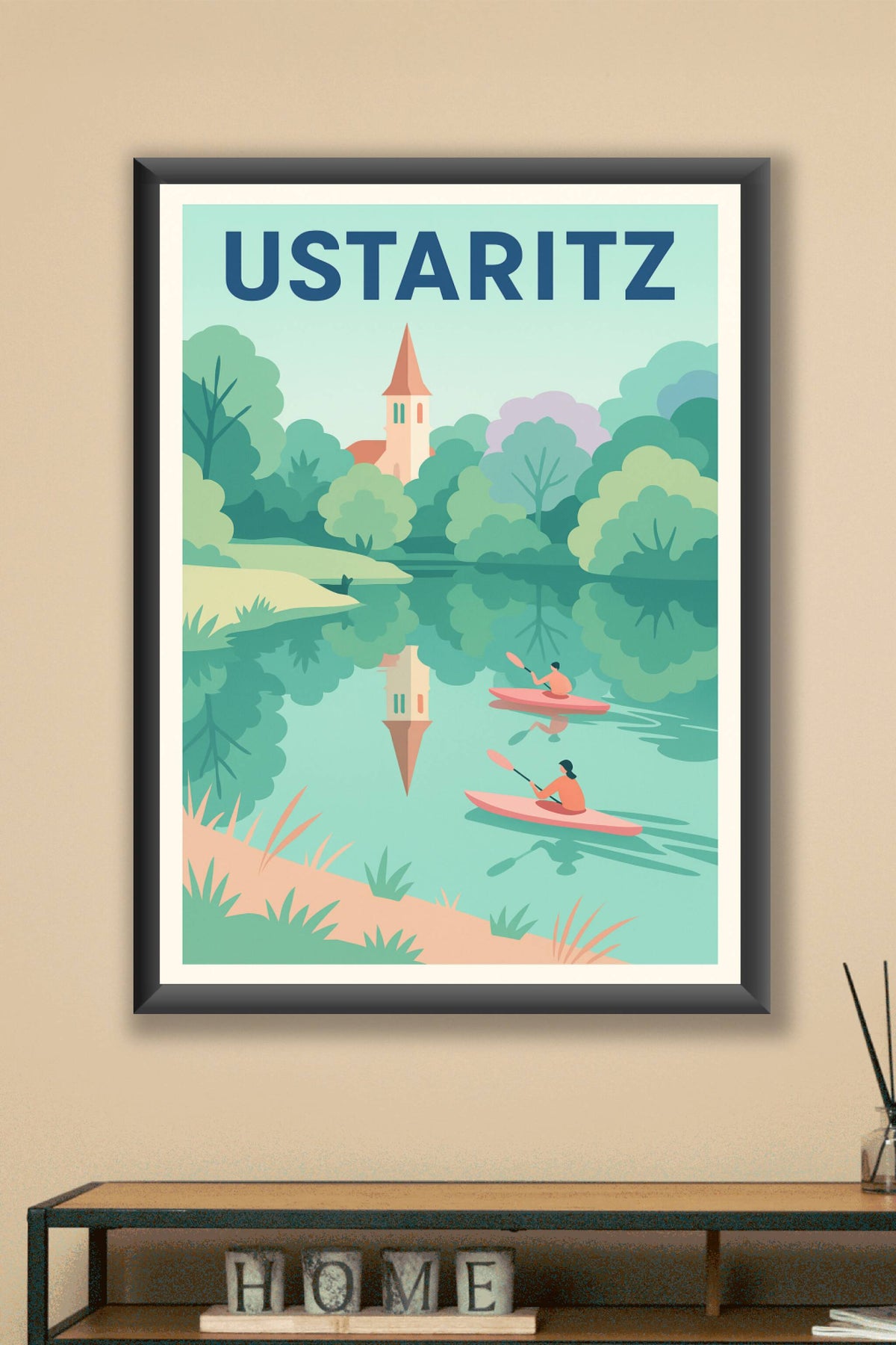 Affiche de Ustaritz - Nature et calme au fil de l'eau