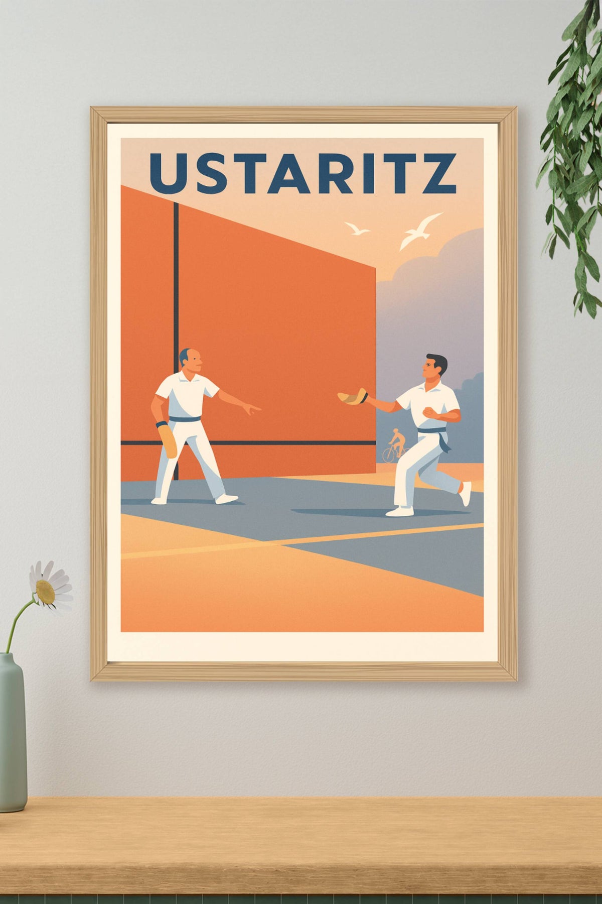 Affiche de Ustaritz - L'Esprit de la Pelote Basque