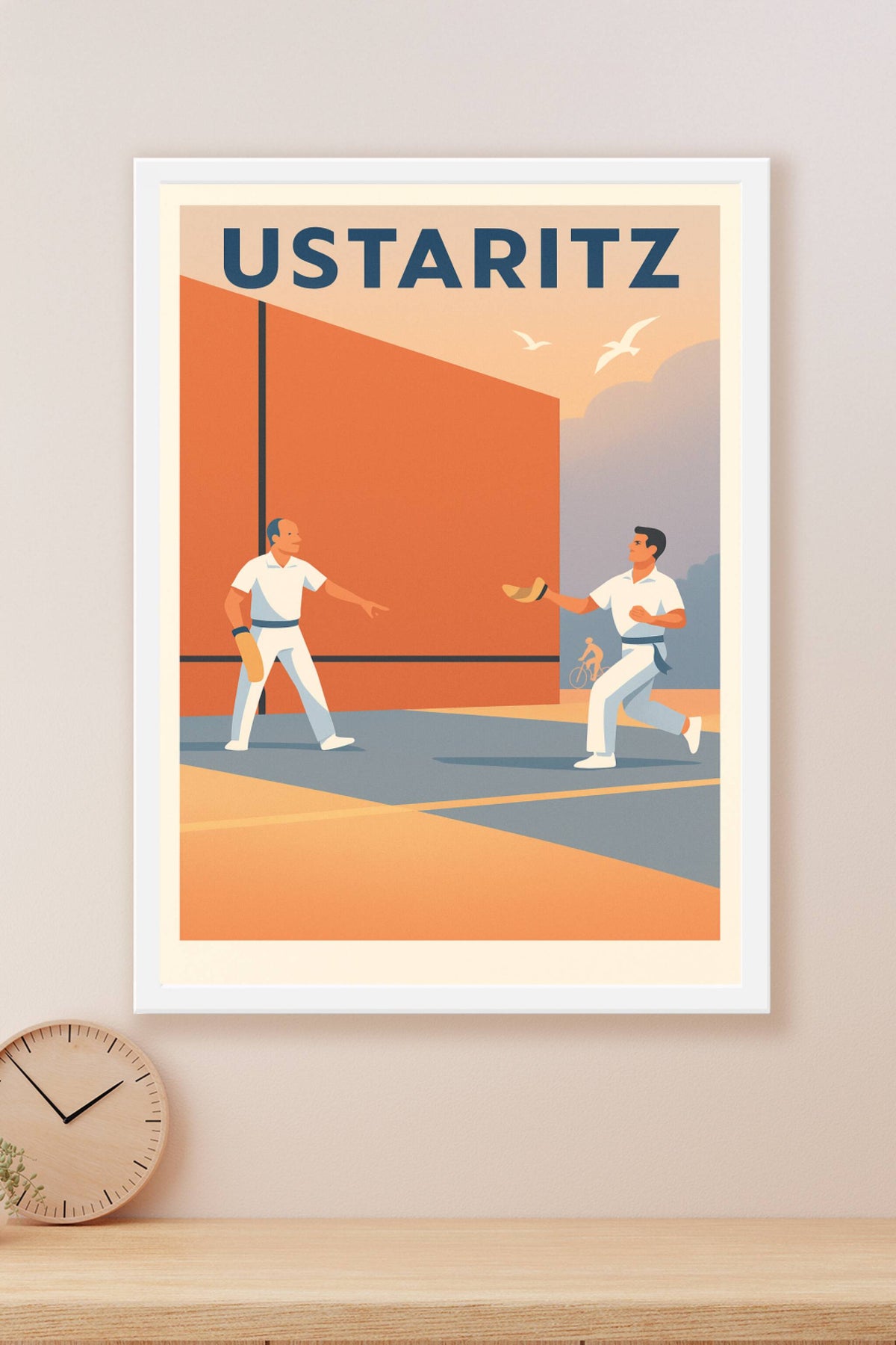 Affiche de Ustaritz - L'Esprit de la Pelote Basque