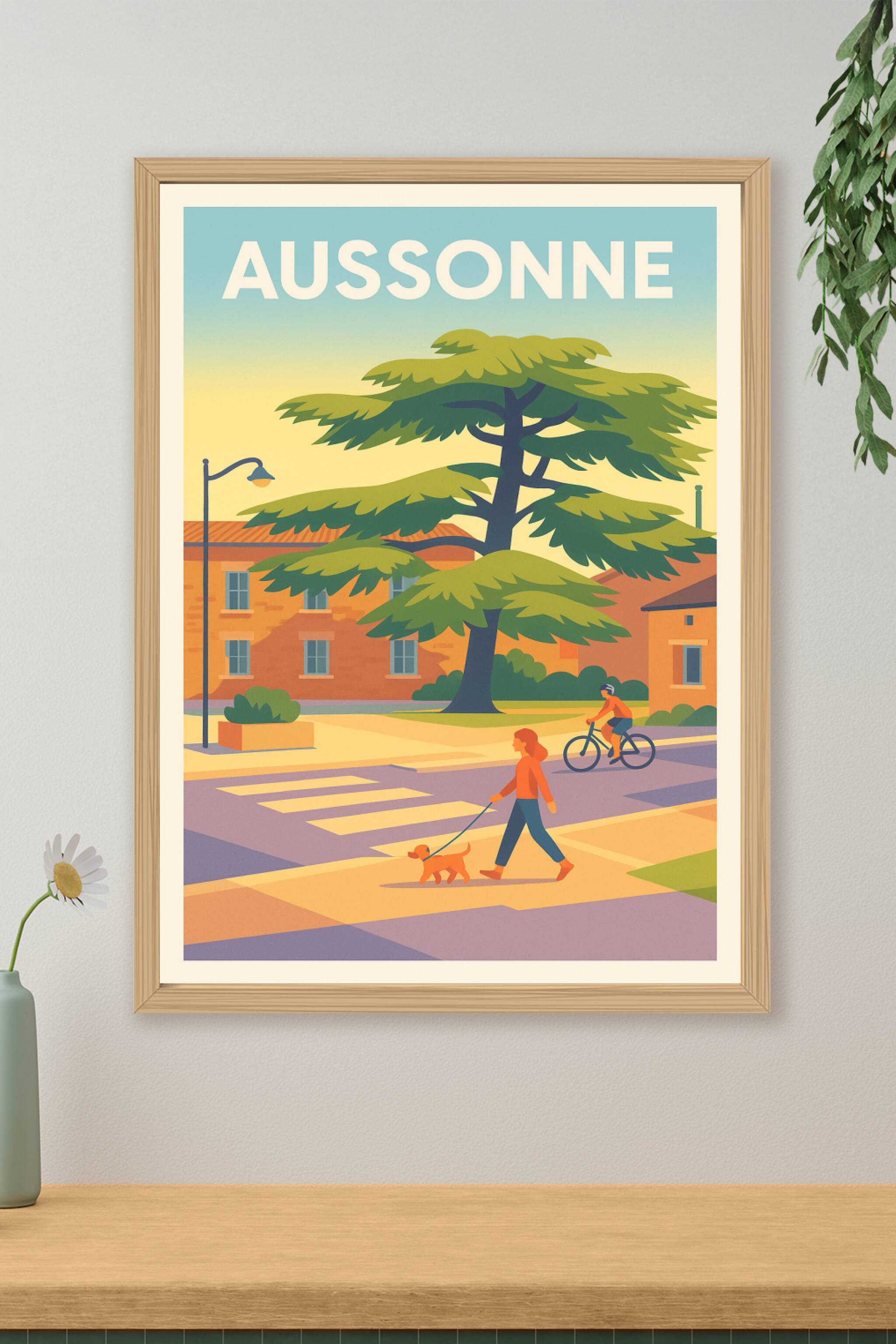 Affiche de Aussonne - Douceur de vie en plein air