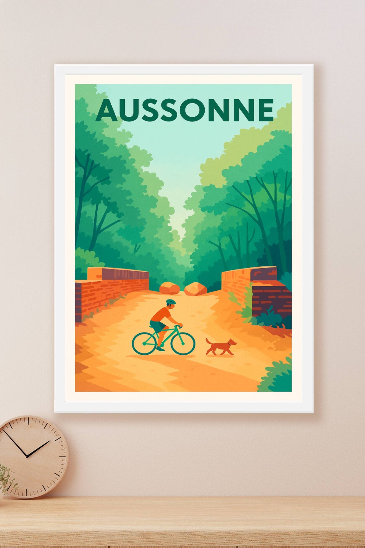 Affiche de Aussonne - Évasion nature à vélo