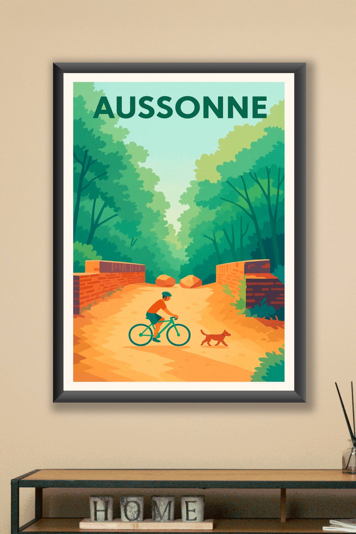 Affiche de Aussonne - Évasion nature à vélo