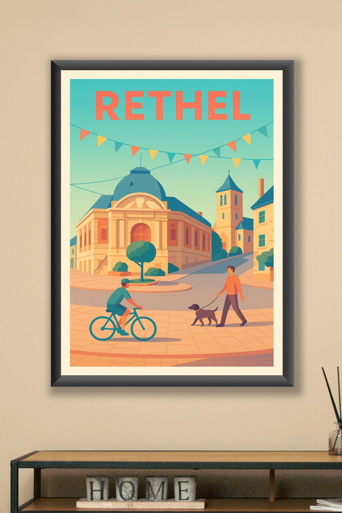 Affiche de Rethel - Charme et douceur de vie au cœur de la ville