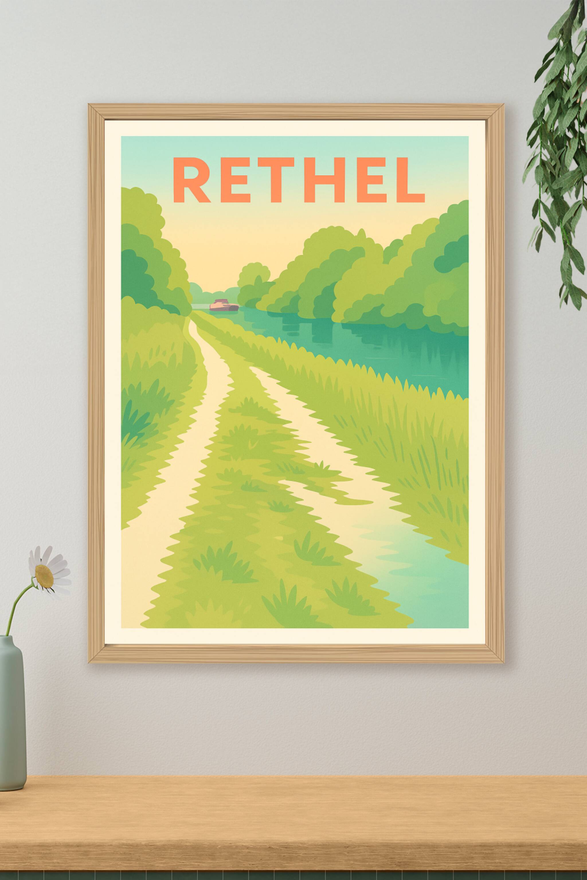 Affiche de Rethel - Sérénité au fil de l'eau