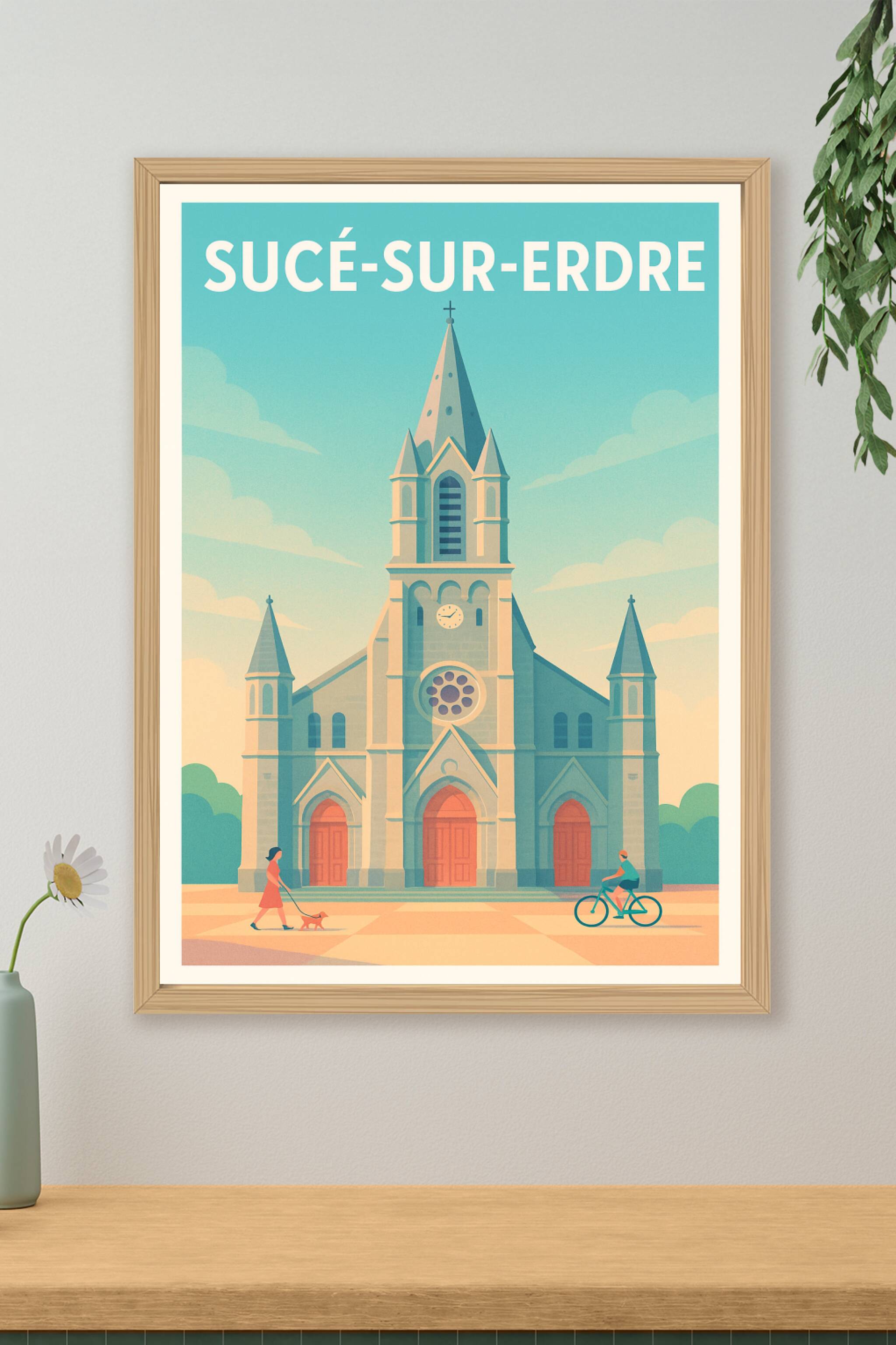 Affiche de Sucé-sur-Erdre - Charme et sérénité au cœur de la ville