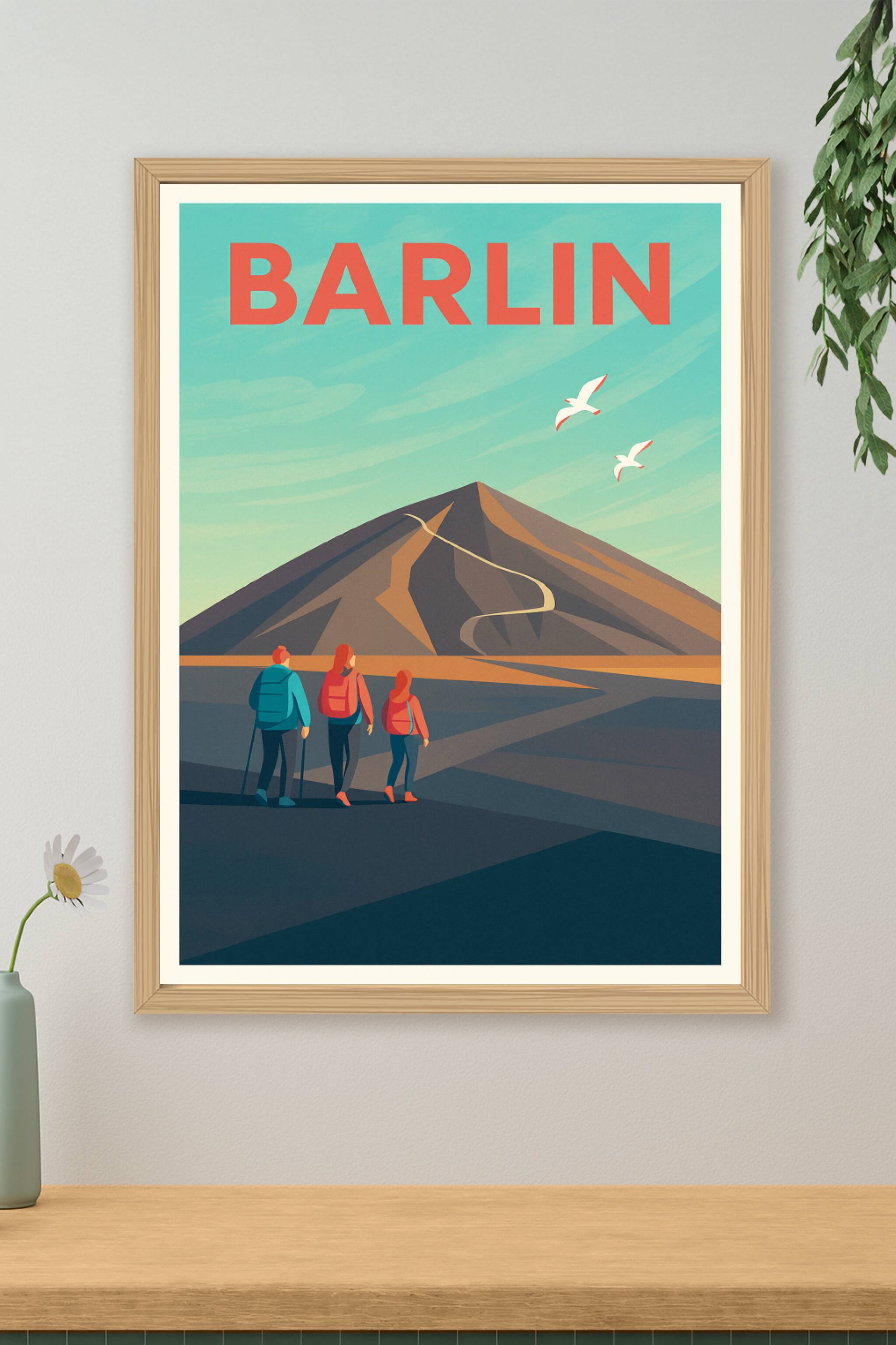 Affiche de Barlin - L'appel de la nature et des randonnées