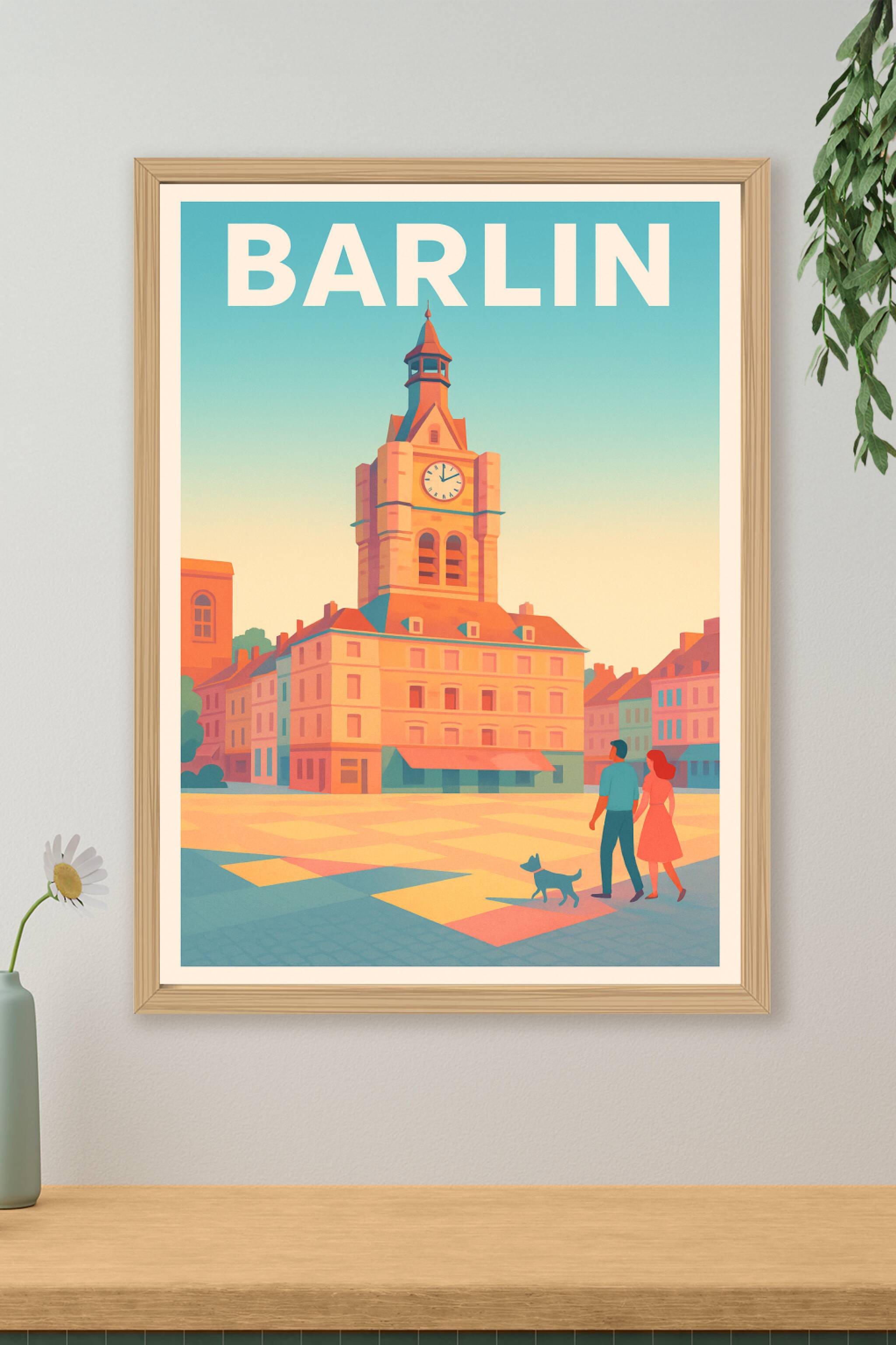 Affiche de Barlin - Voyage intemporel au cœur de la ville