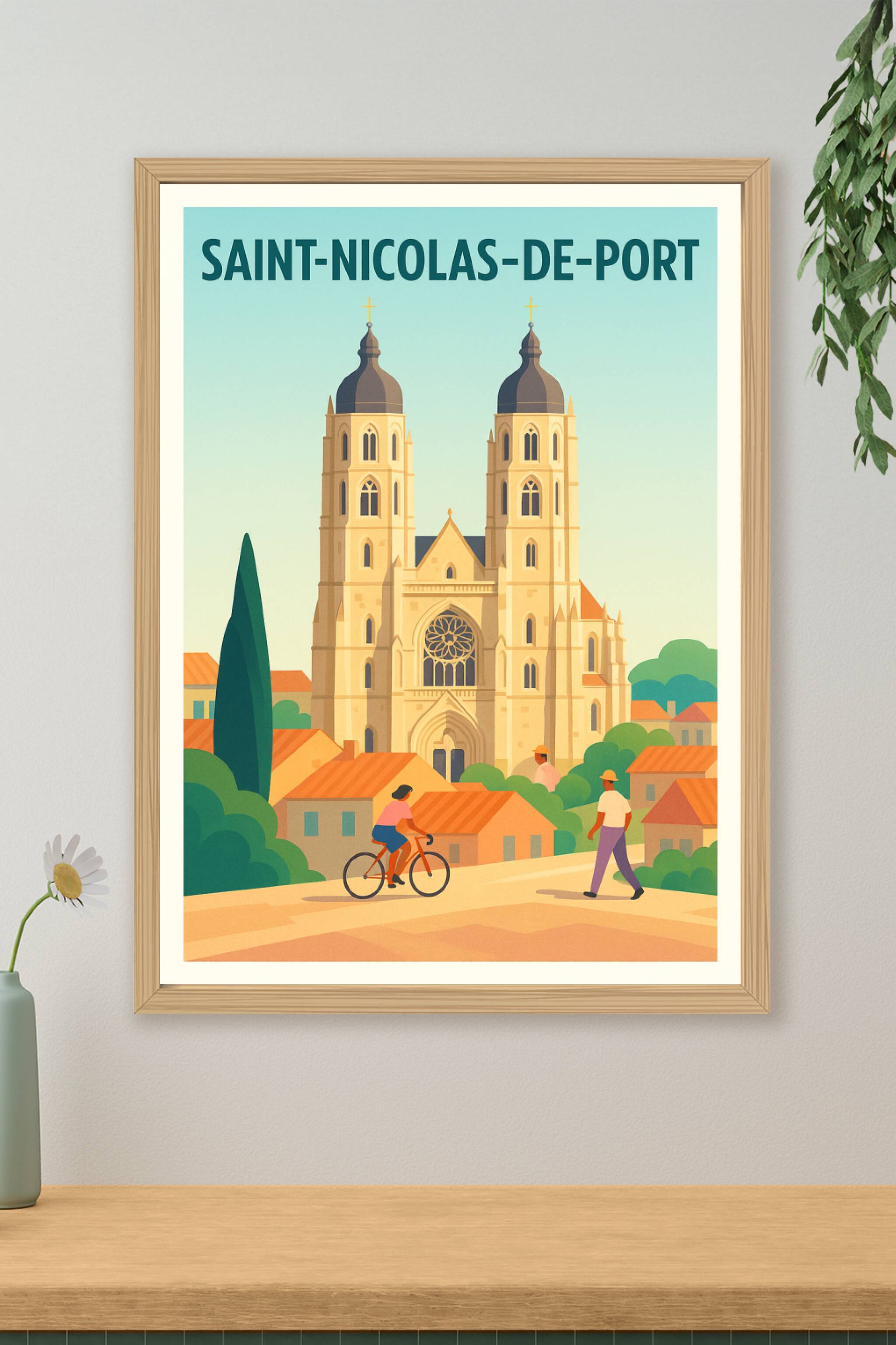 Affiche de Saint-Nicolas-de-Port - Le charme historique au cœur de la Lorraine