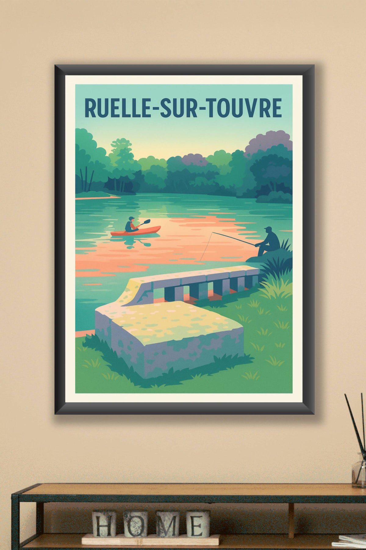 Affiche de Ruelle-sur-Touvre - Sérénité au fil de l'eau