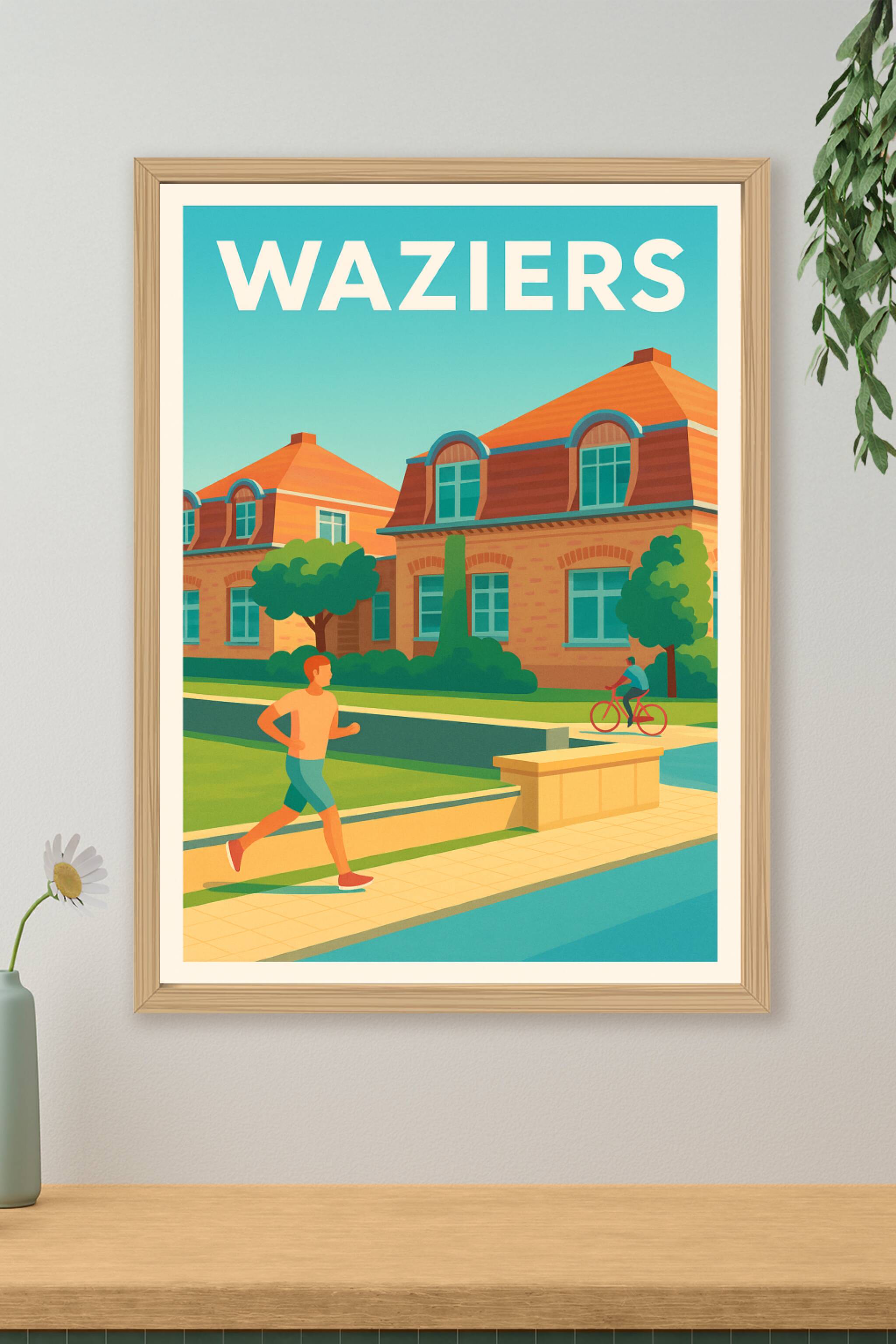 Affiche de Waziers - Ambiance paisible et sport en ville