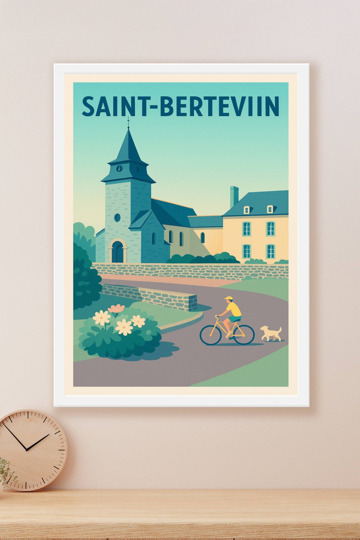 Affiche de Saint-Berthevin - Charme paisible à vélo