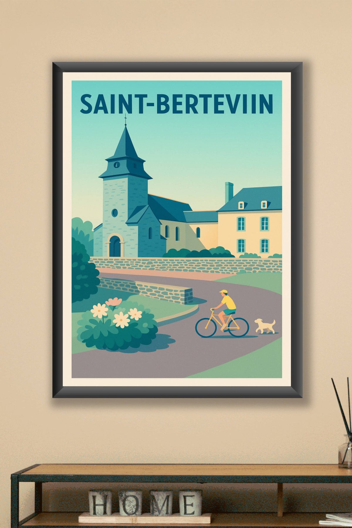 Affiche de Saint-Berthevin - Charme paisible à vélo