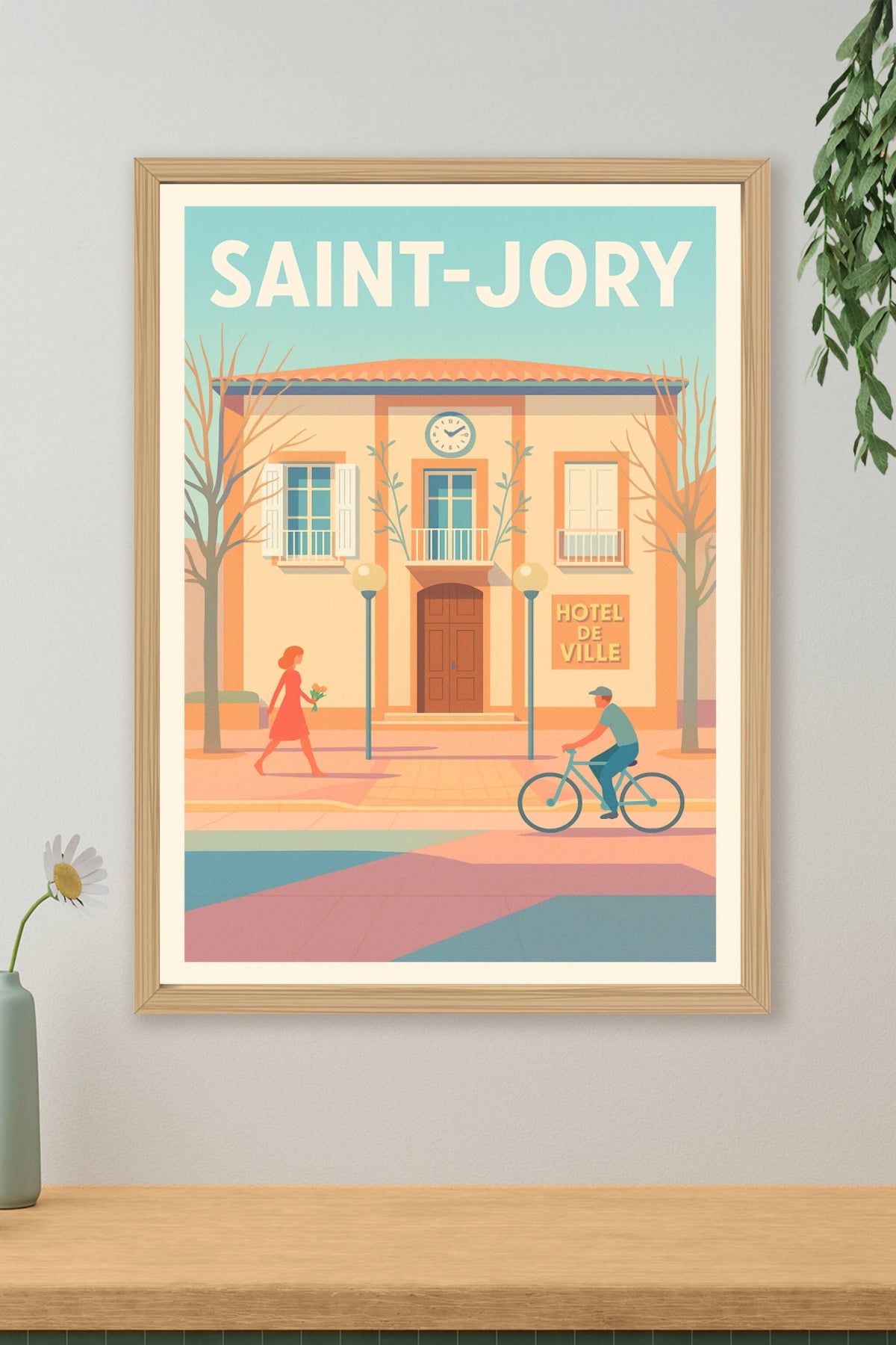 Affiche de Saint-Jory - Douceur de vie et charme intemporel