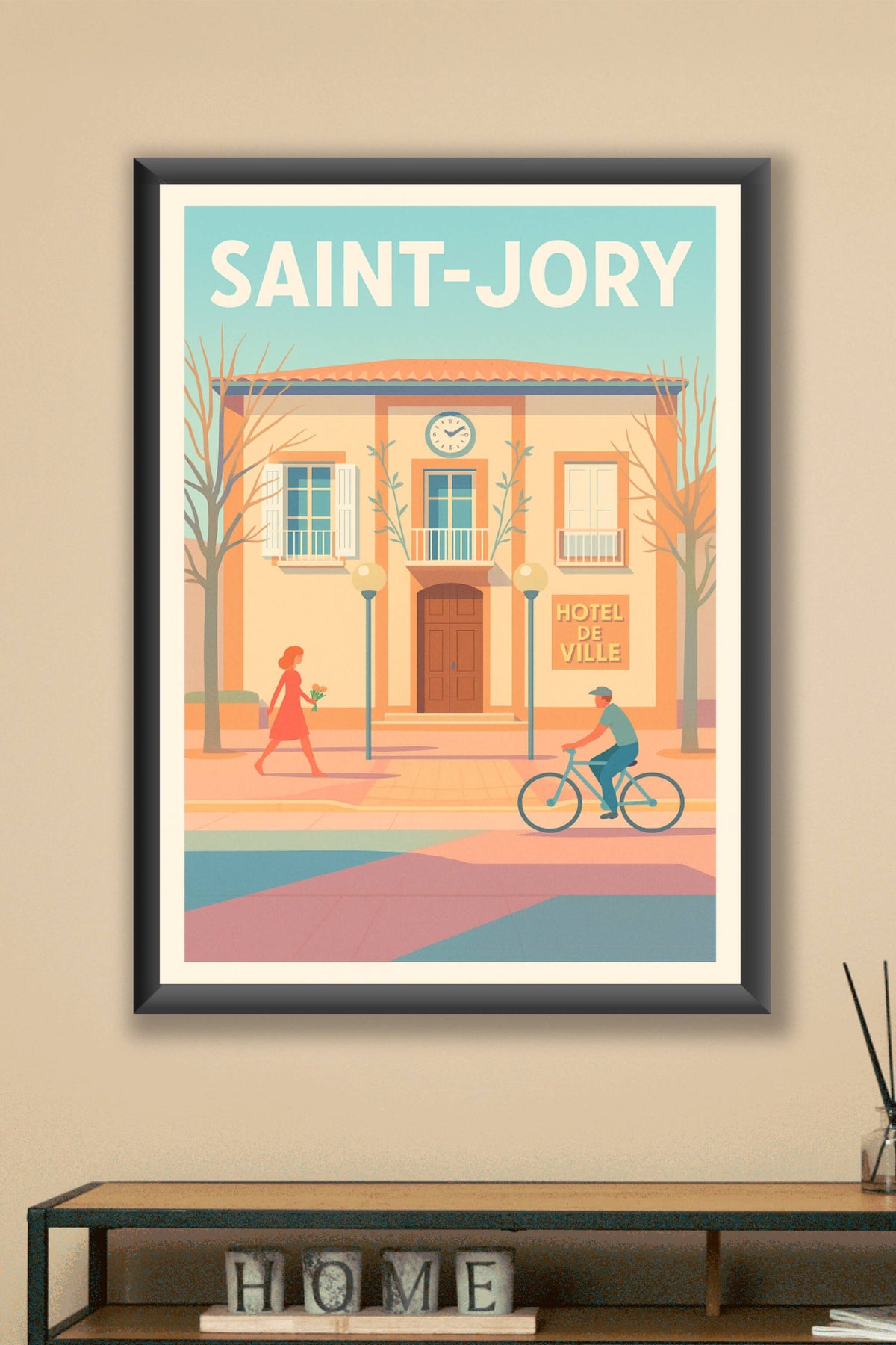 Affiche de Saint-Jory - Douceur de vie et charme intemporel