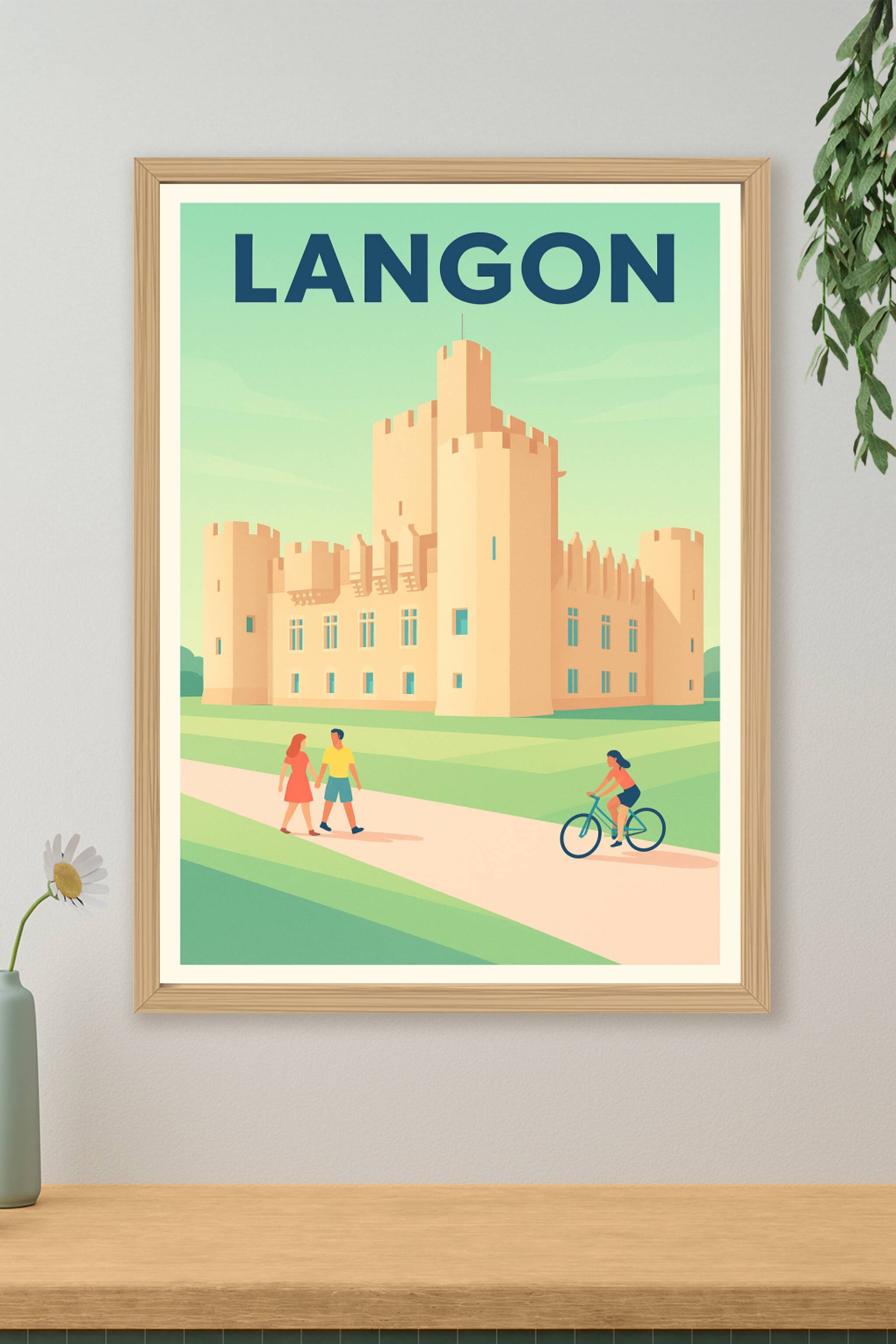 Affiche de Langon - Charme et histoire au cœur du château