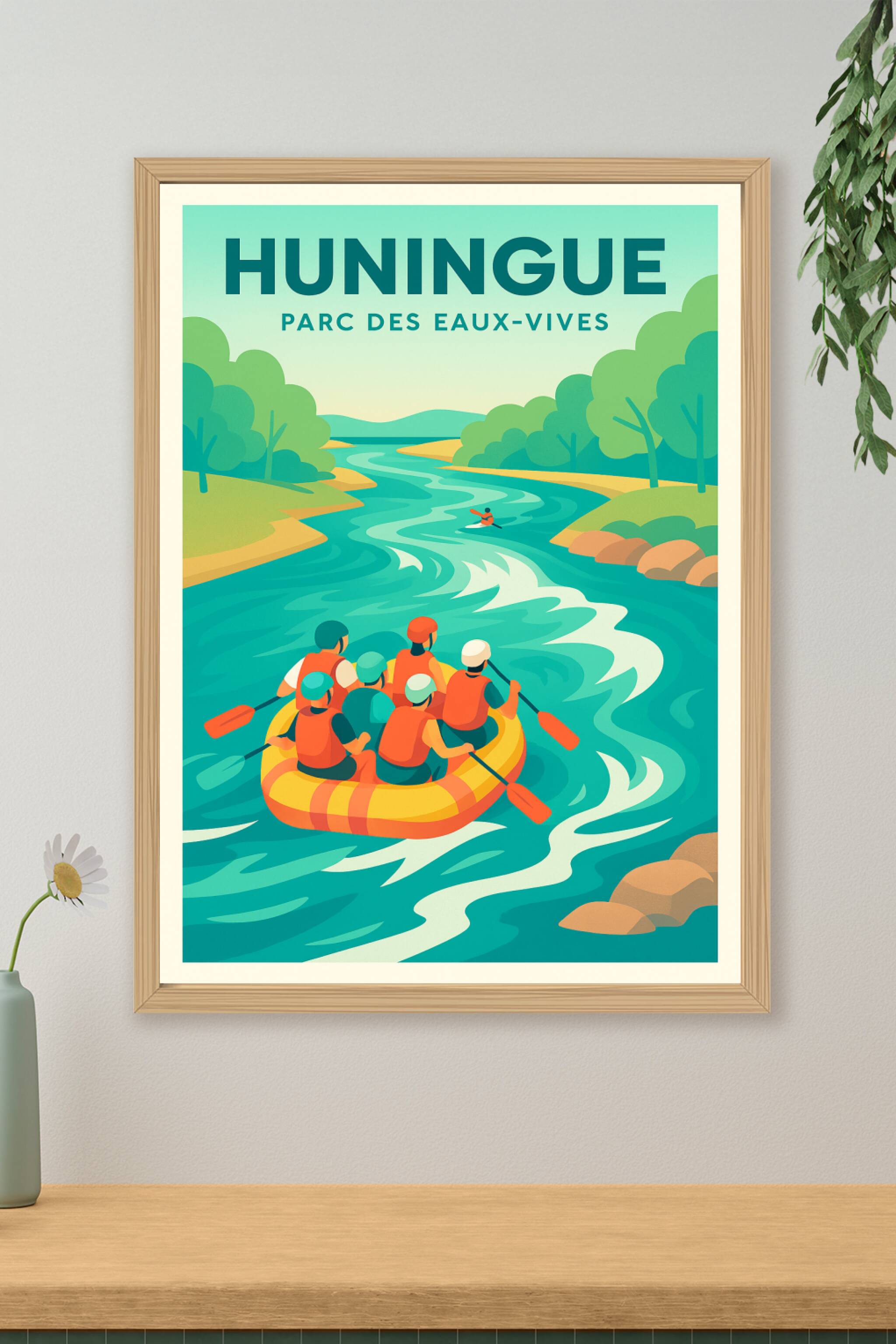 Affiche de Huningue - Aventure et nature au Parc des Eaux-Vives