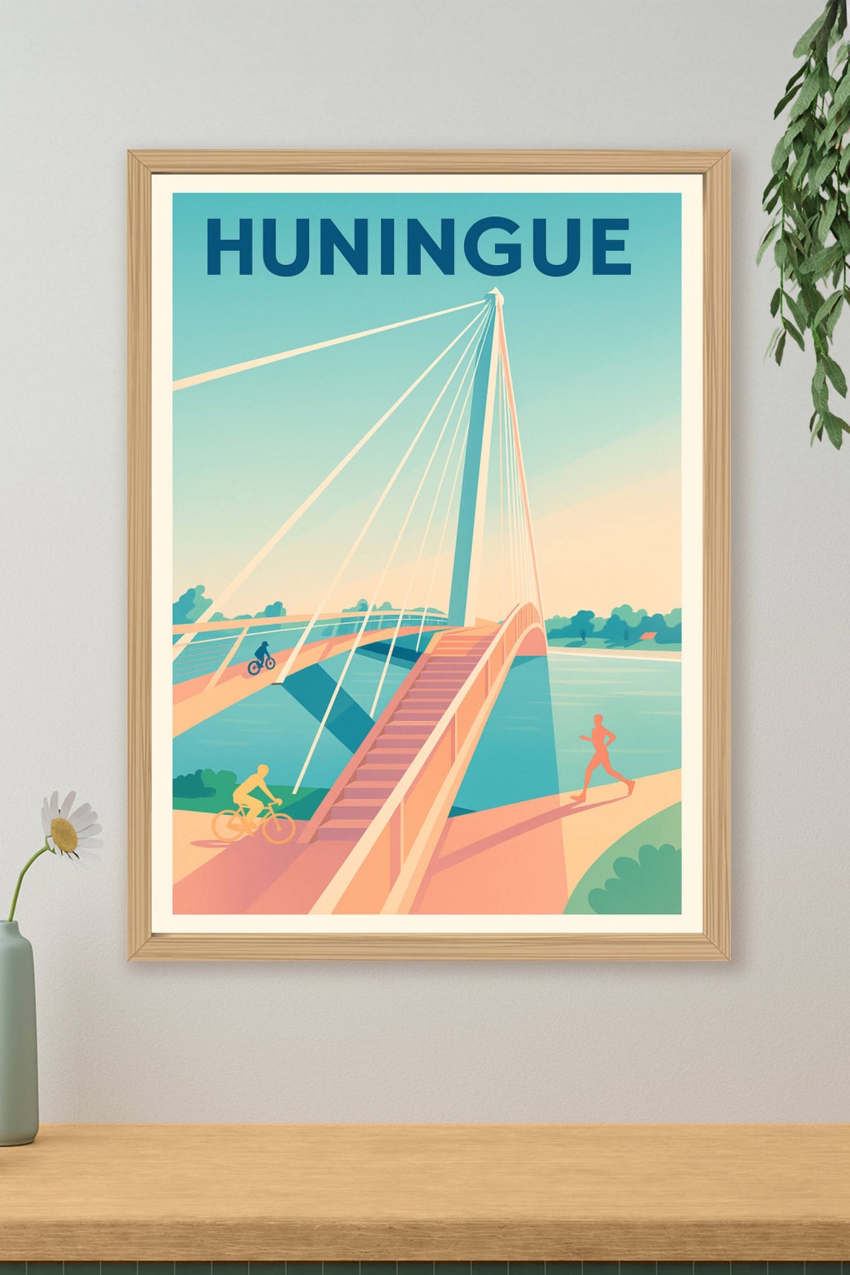 Affiche de Huningue - Harmonie entre nature et modernité