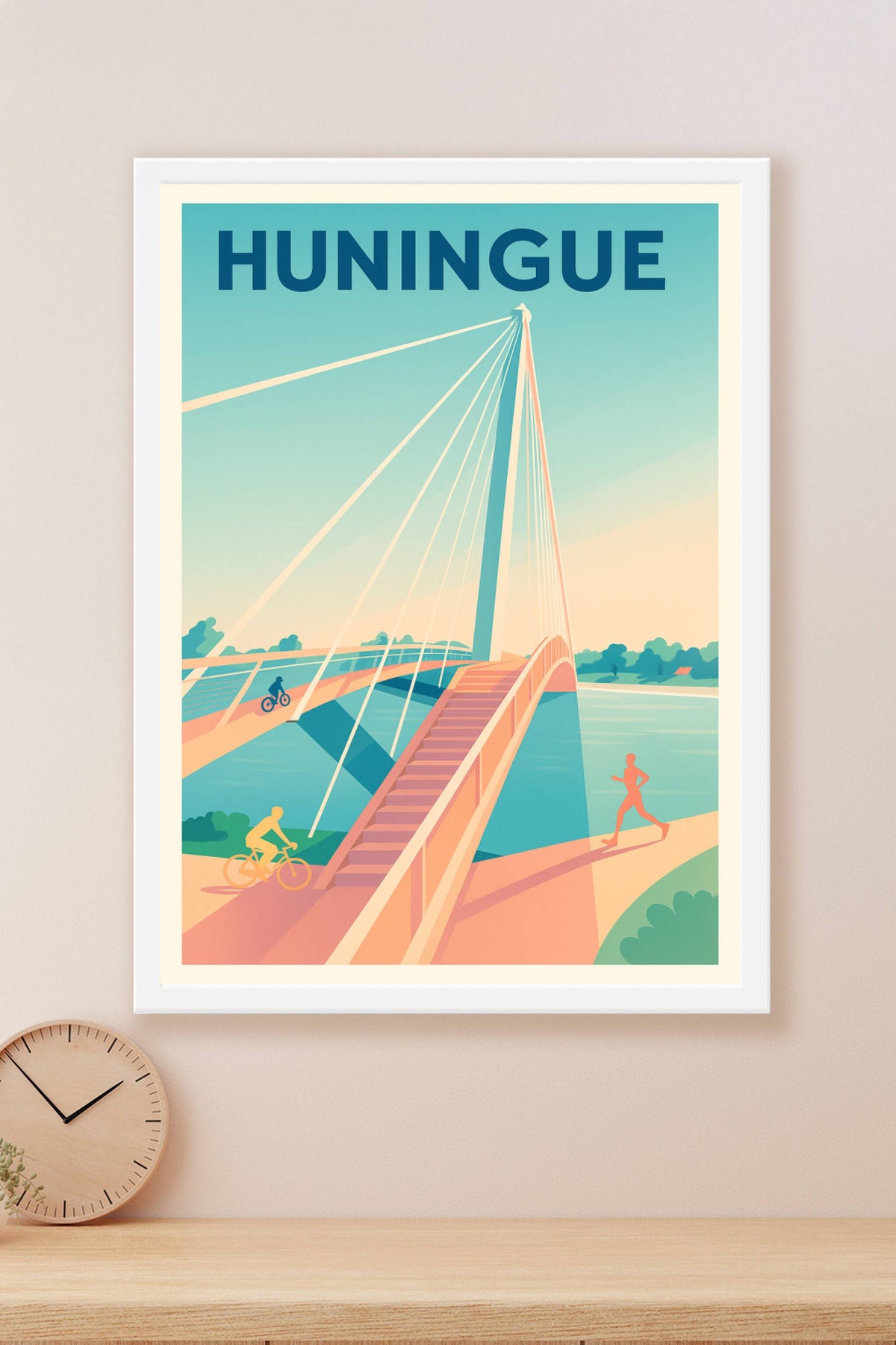 Affiche de Huningue - Harmonie entre nature et modernité