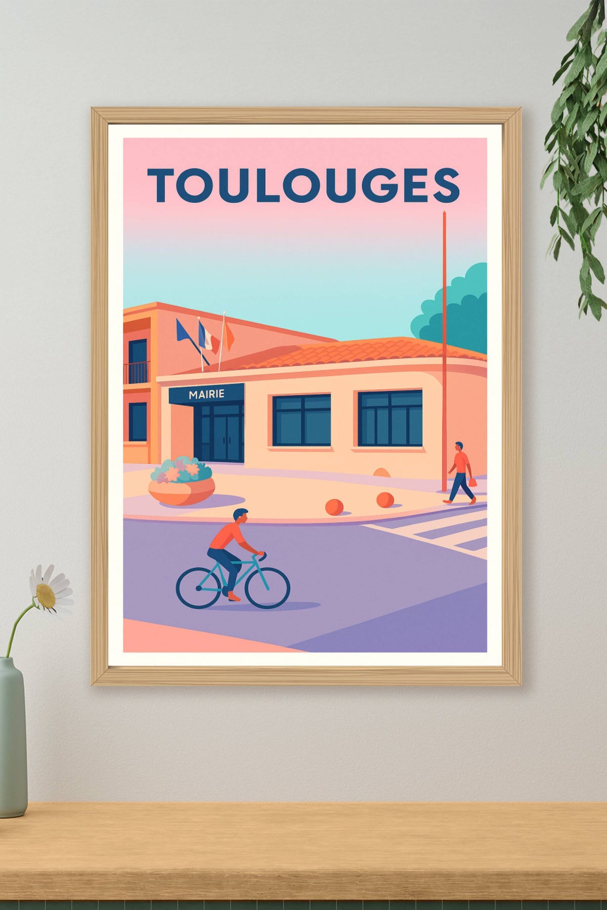 Affiche de Toulouges - Charme et douceur provençale
