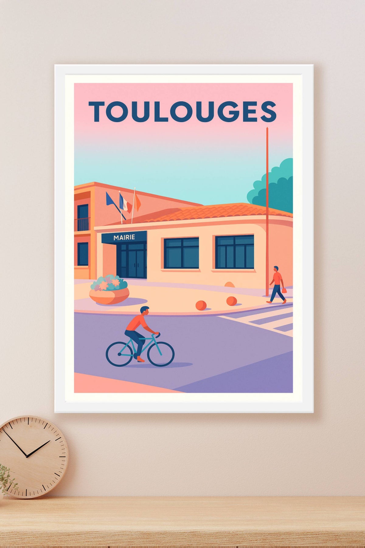 Affiche de Toulouges - Charme et douceur provençale
