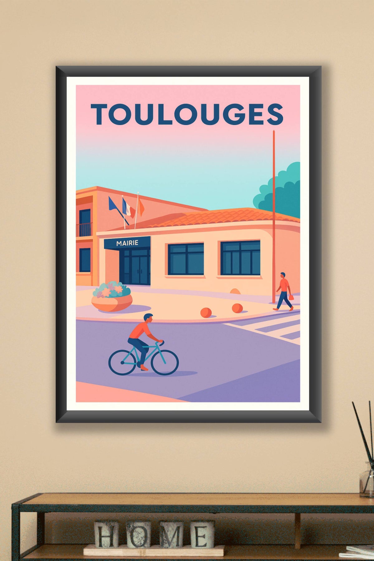 Affiche de Toulouges - Charme et douceur provençale