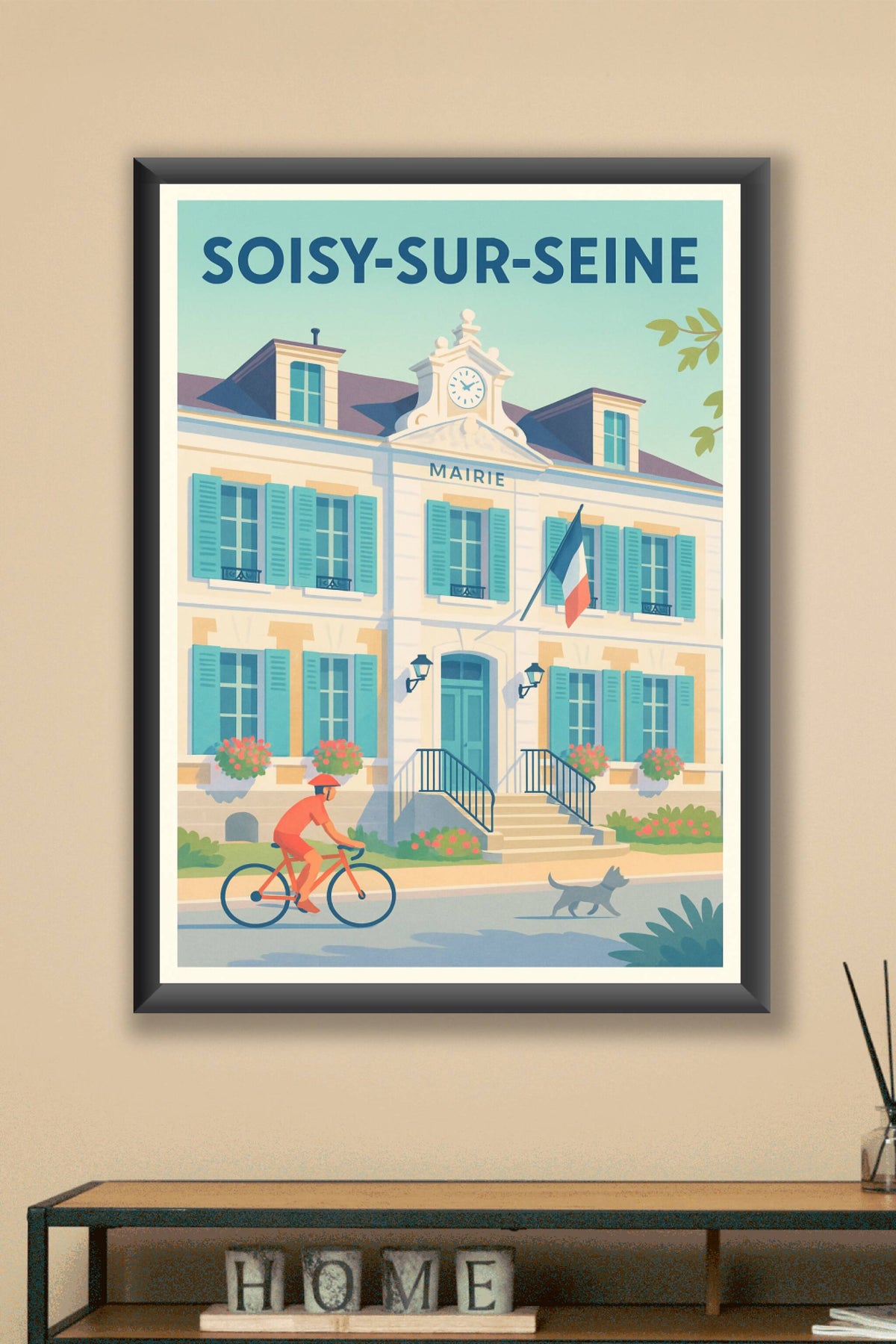 Affiche de Soisy-sur-Seine - Charme et douceur de la mairie au quotidien