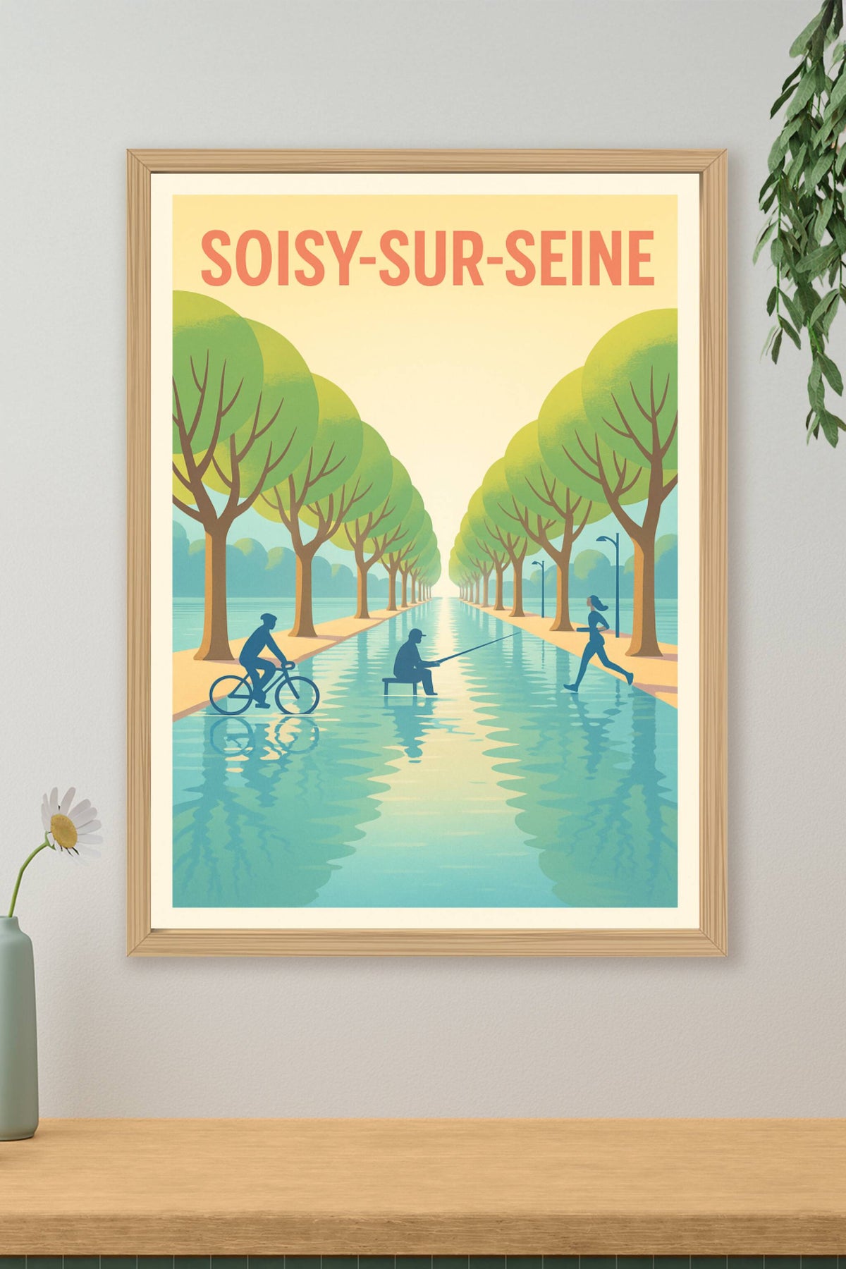 Affiche de Soisy-sur-Seine - L'élégance des bords de l'eau